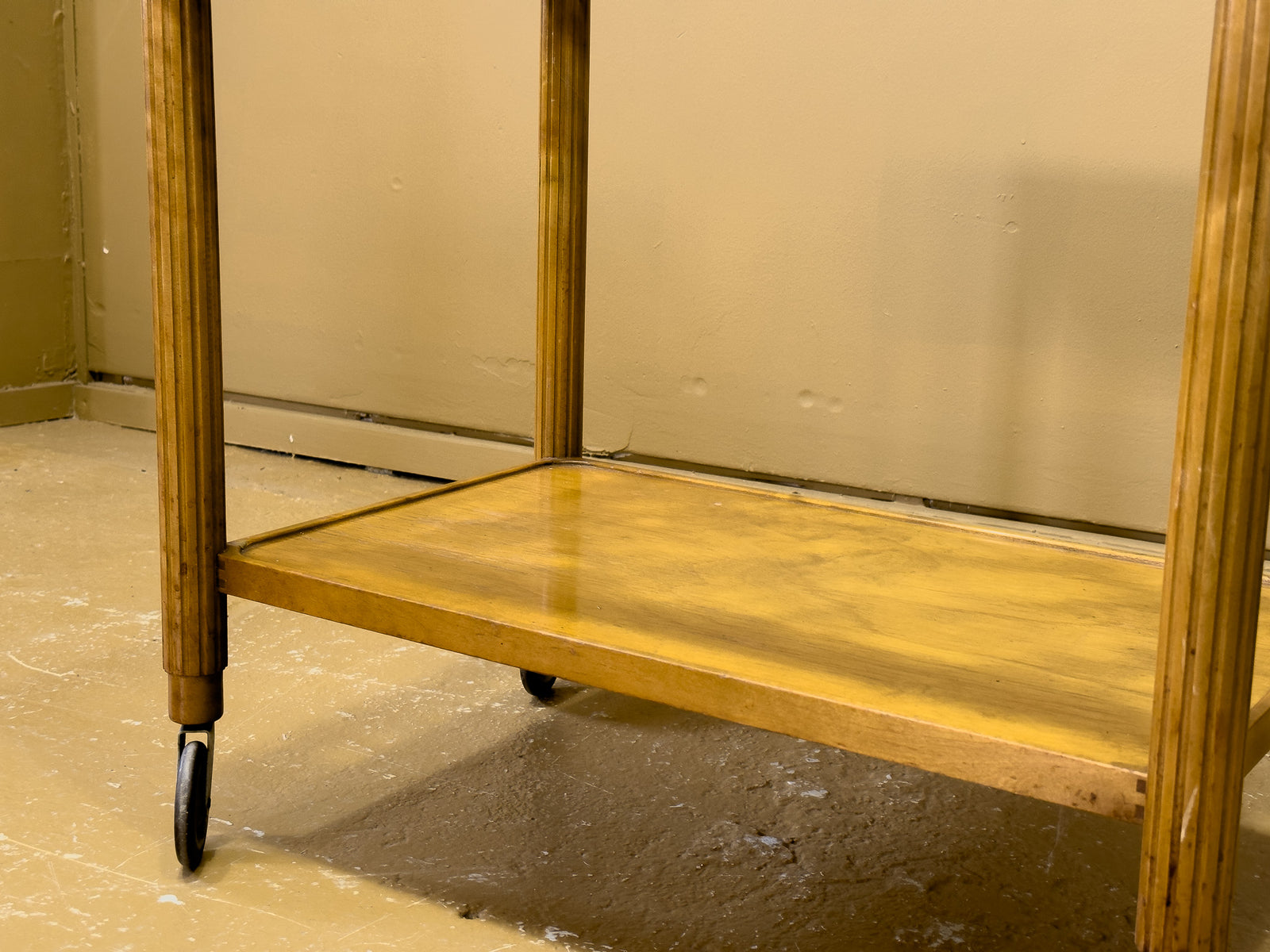 Glass-top Bar Cart
