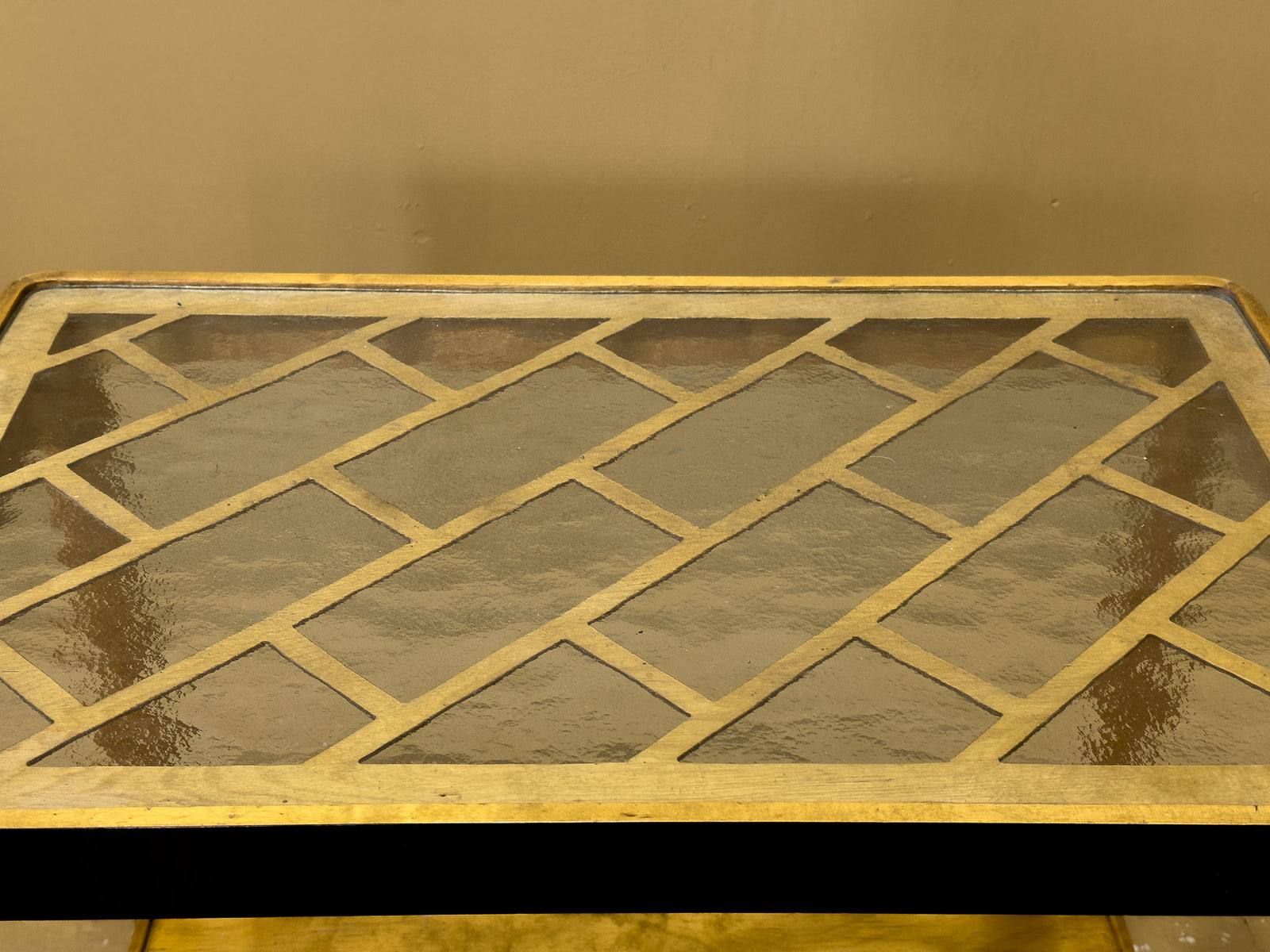 Glass-top Bar Cart