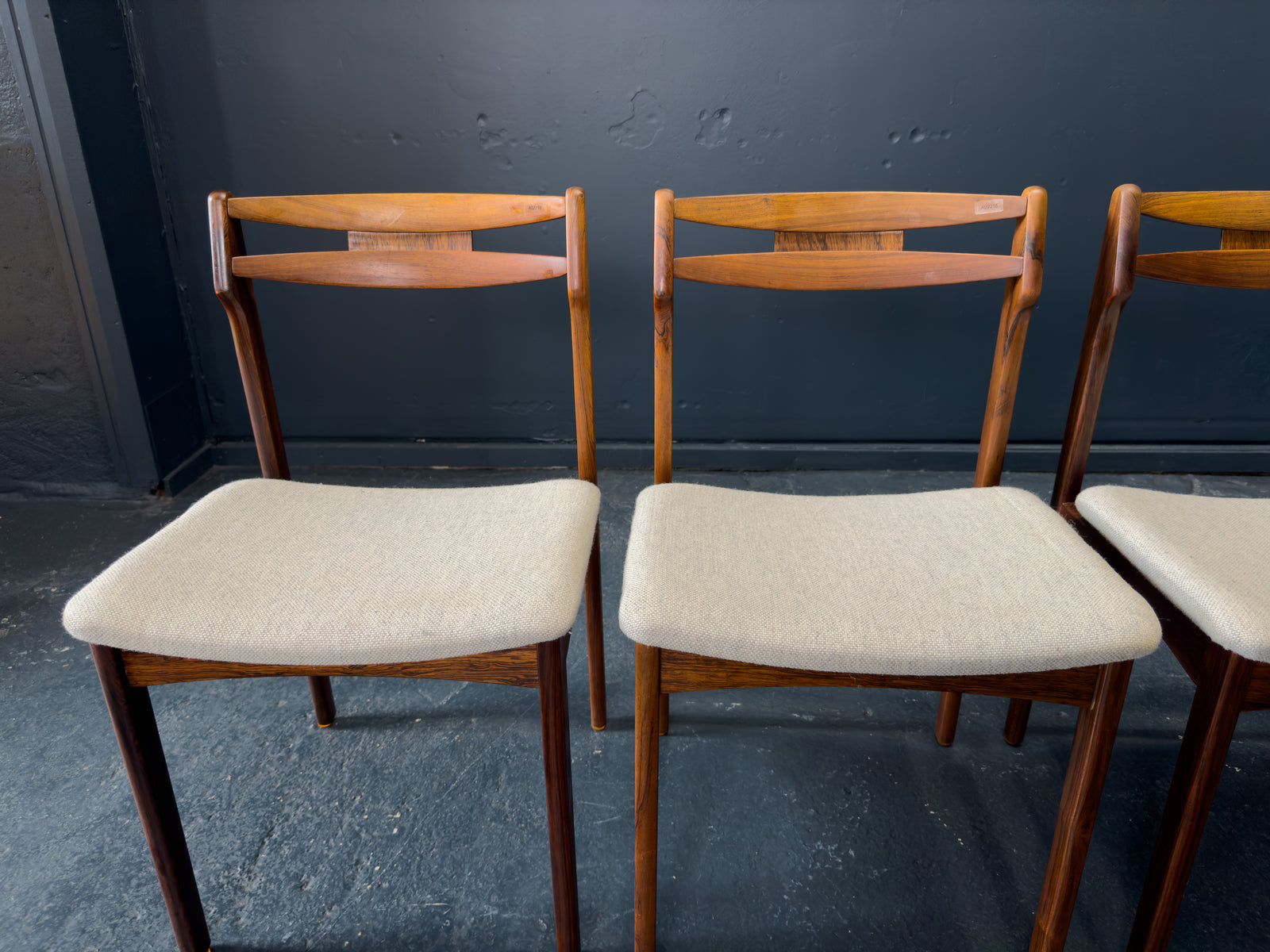 Set of 4 Rosewood Dining Chairs