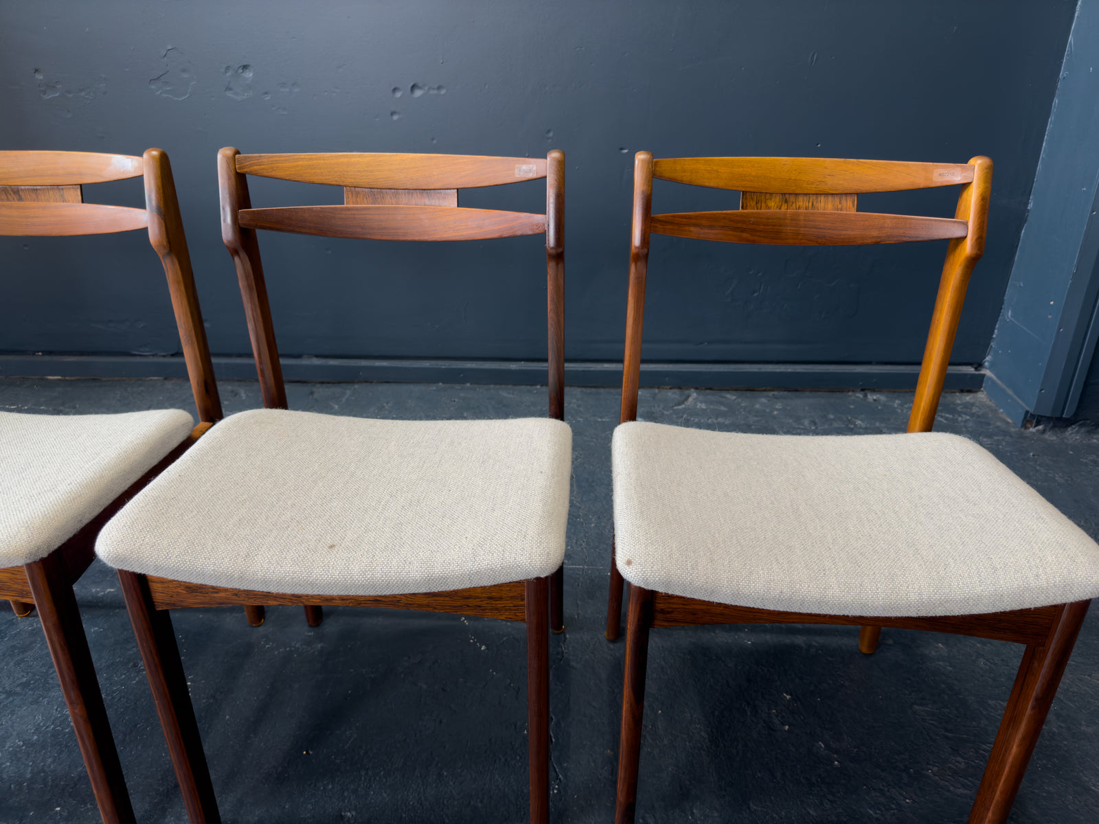 Set of 4 Rosewood Dining Chairs