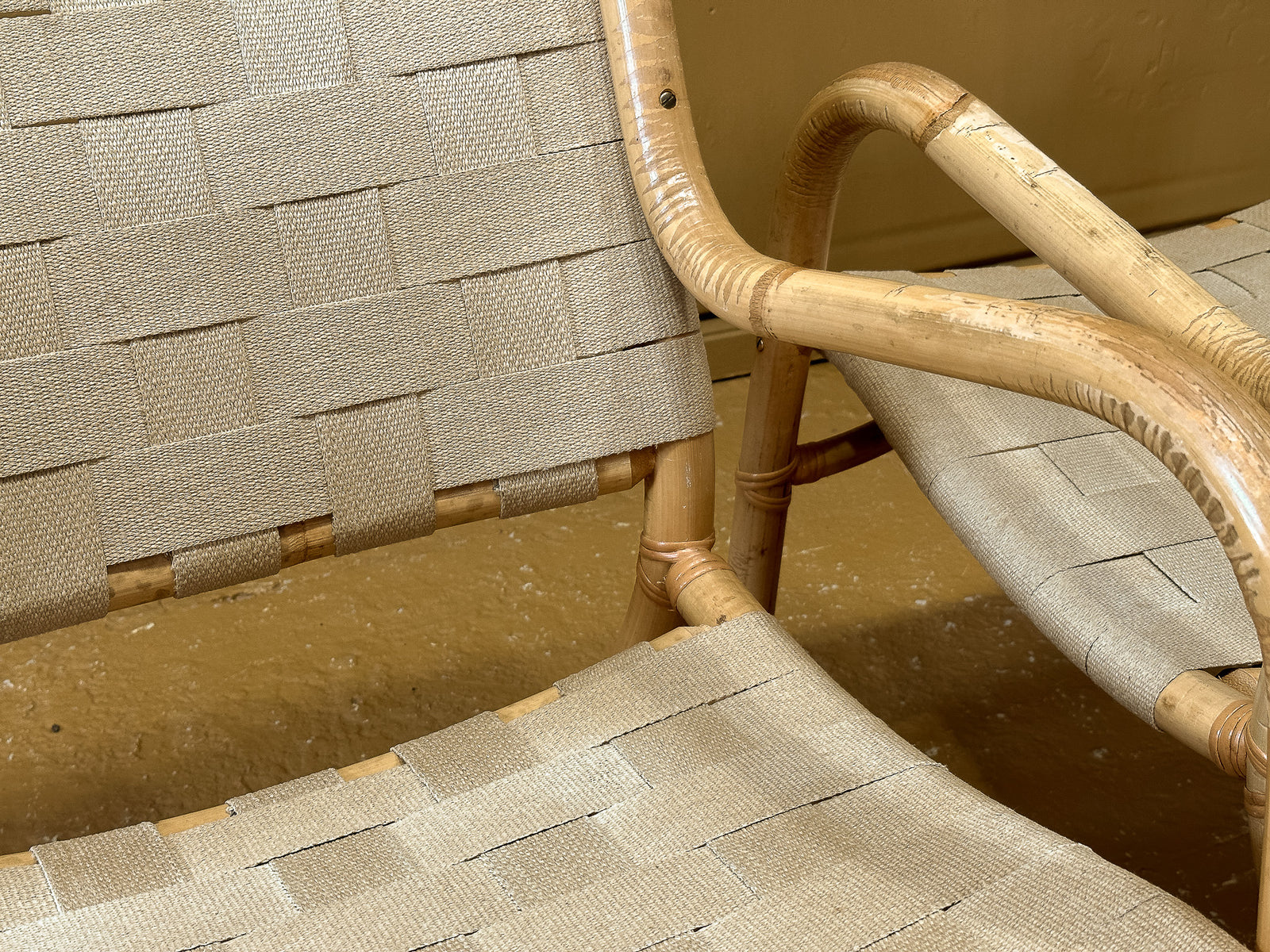 Singular Bamboo Lattice Chair