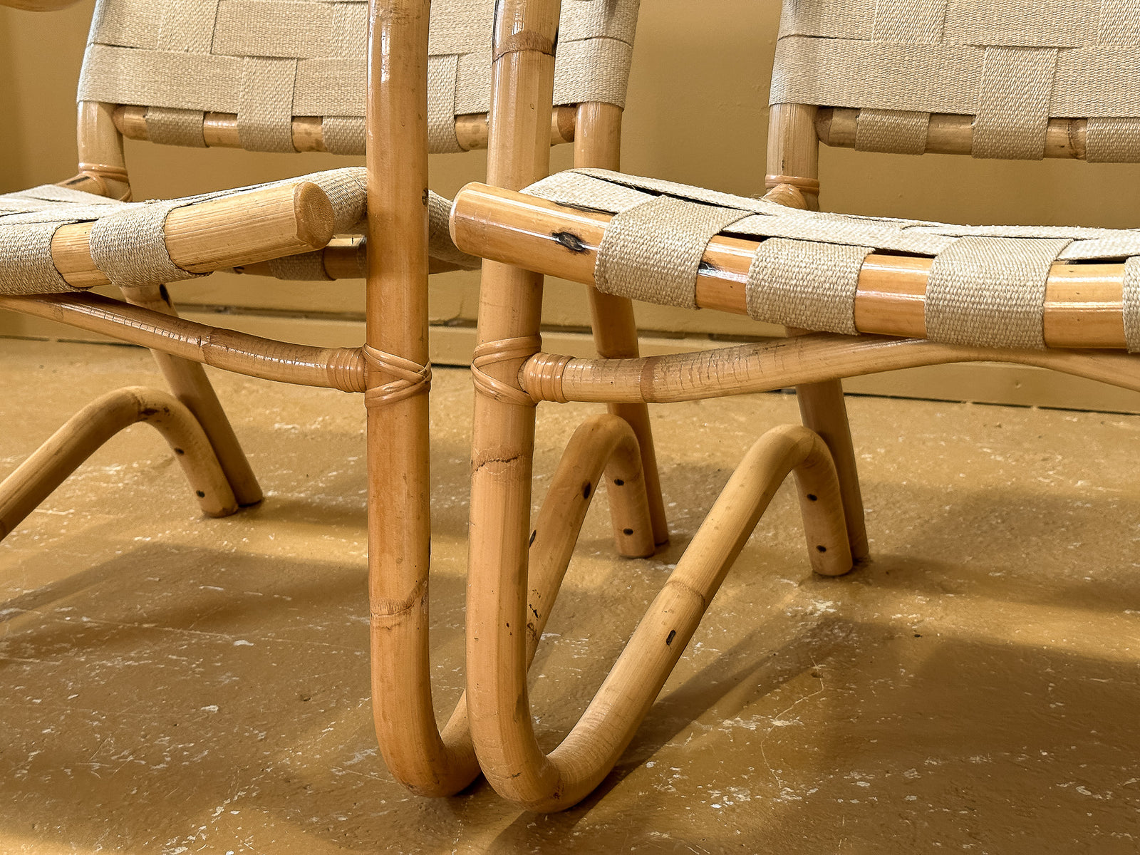 Singular Bamboo Lattice Chair