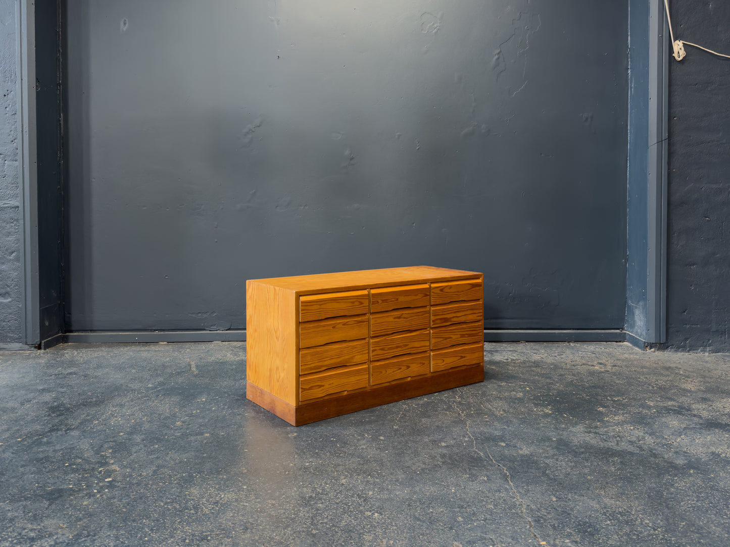 Low Pine Chest of Drawers