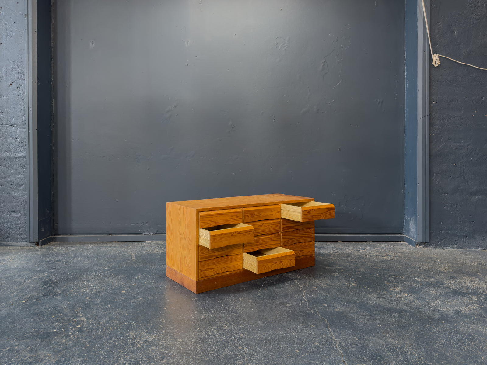 Low Pine Chest of Drawers