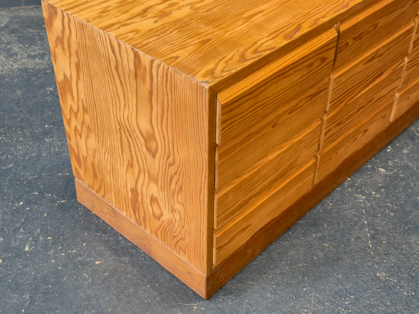 Low Pine Chest of Drawers