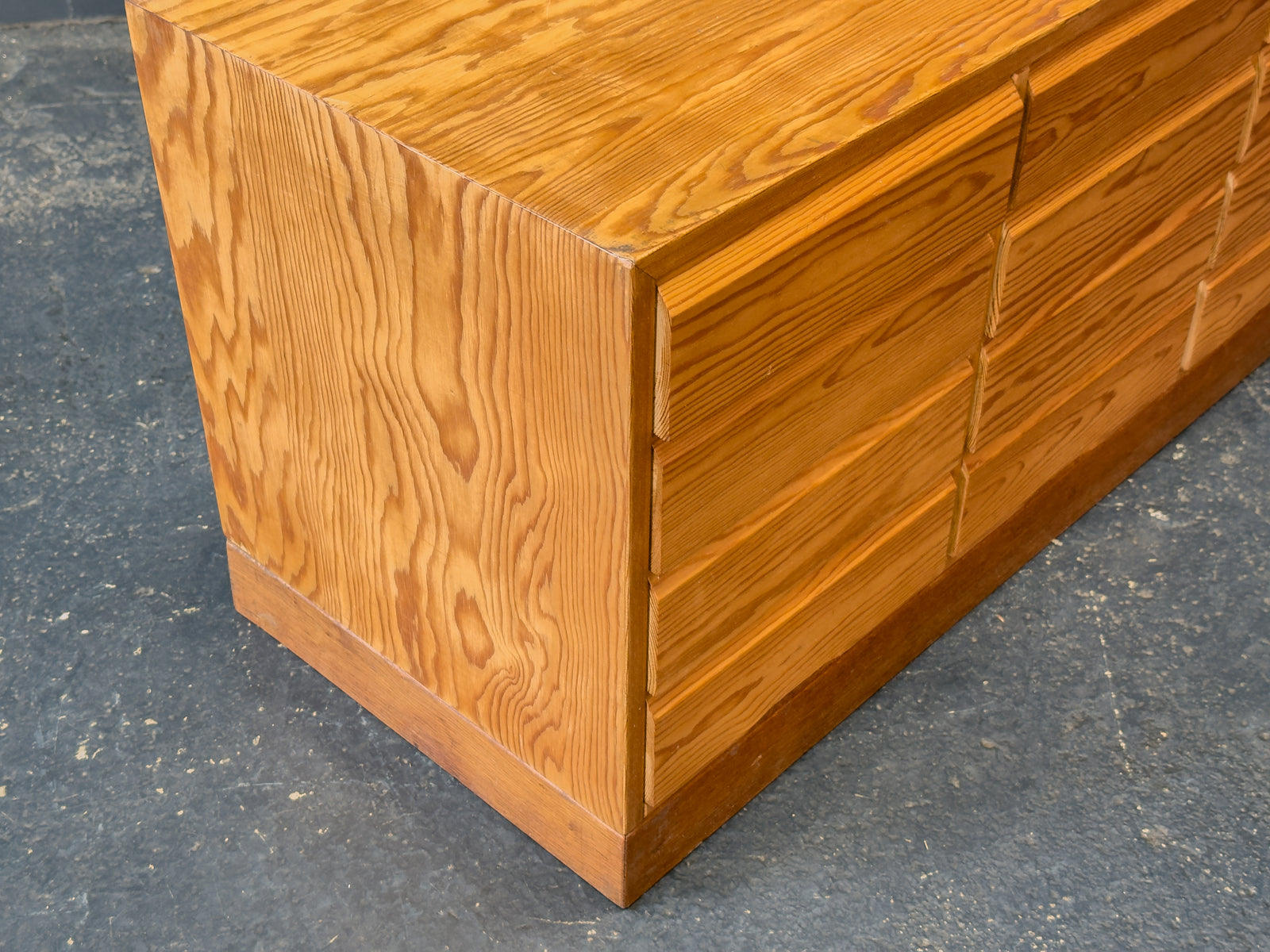 Low Pine Chest of Drawers