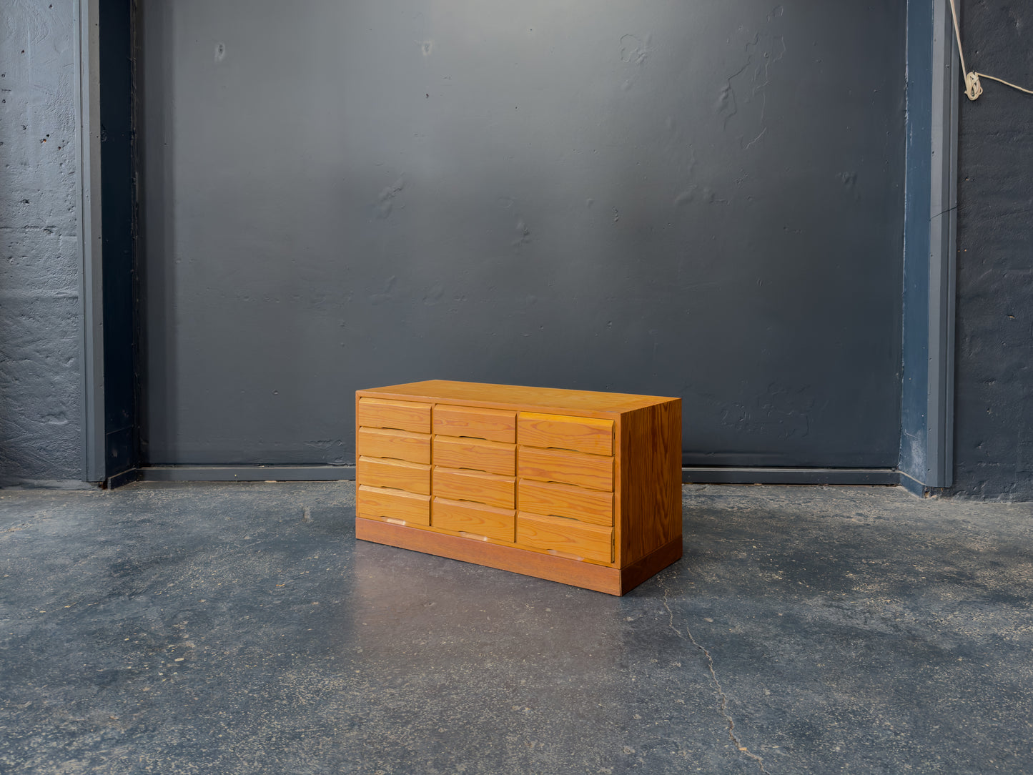 Low Pine Chest of Drawers