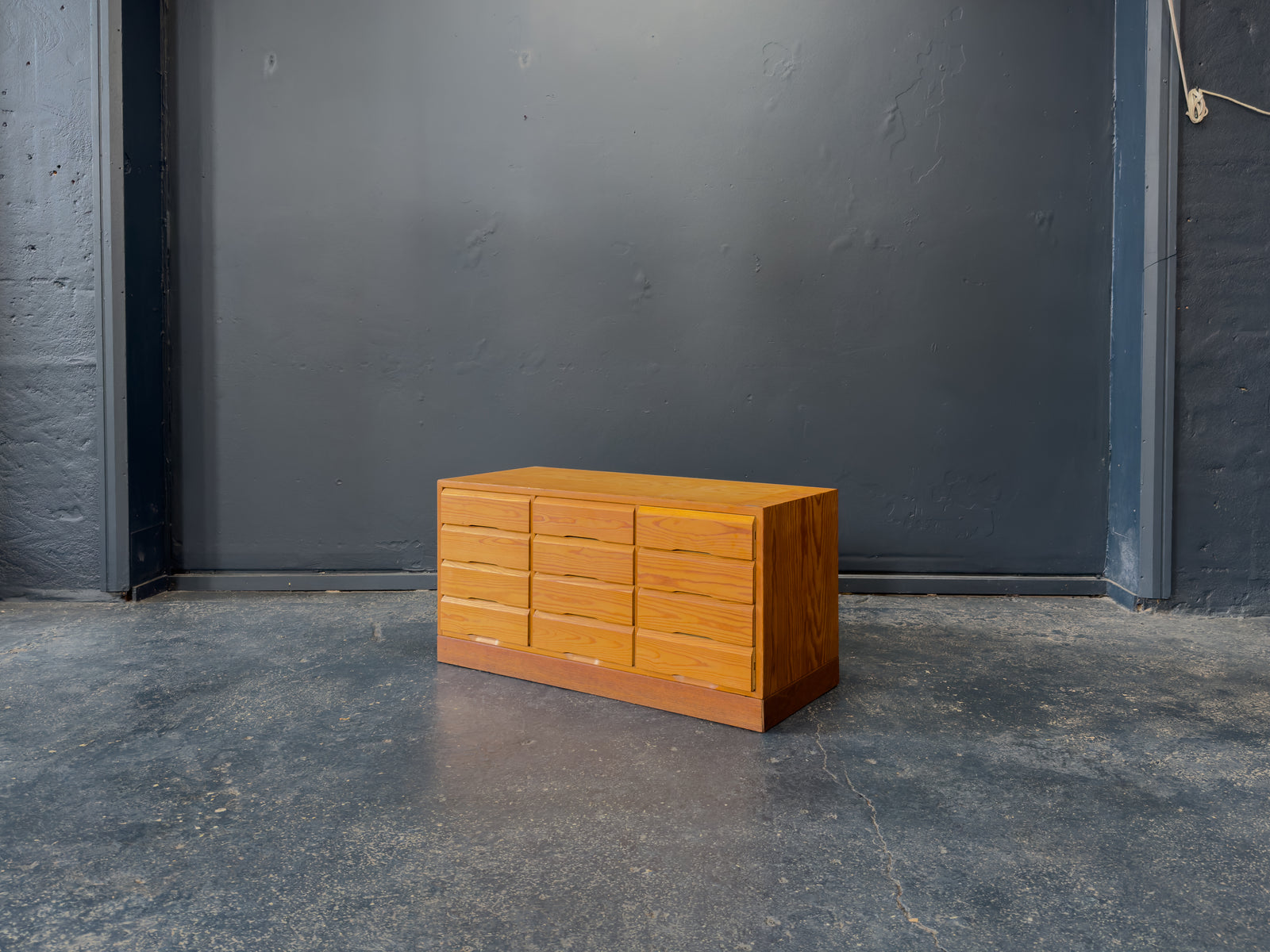 Low Pine Chest of Drawers