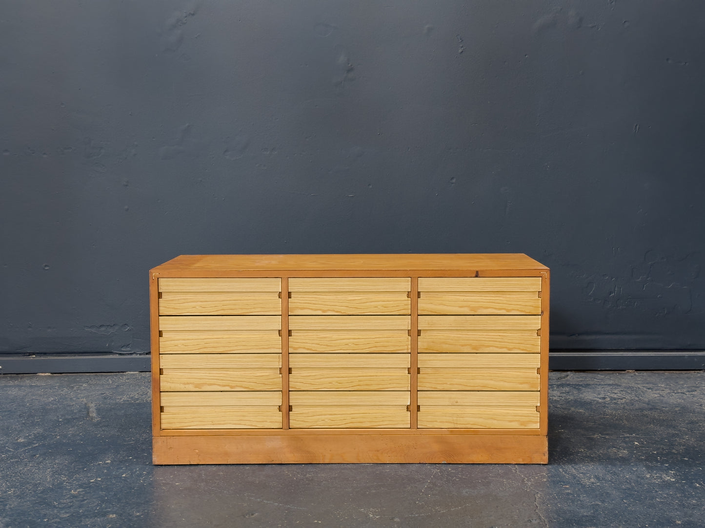 Low Pine Chest of Drawers