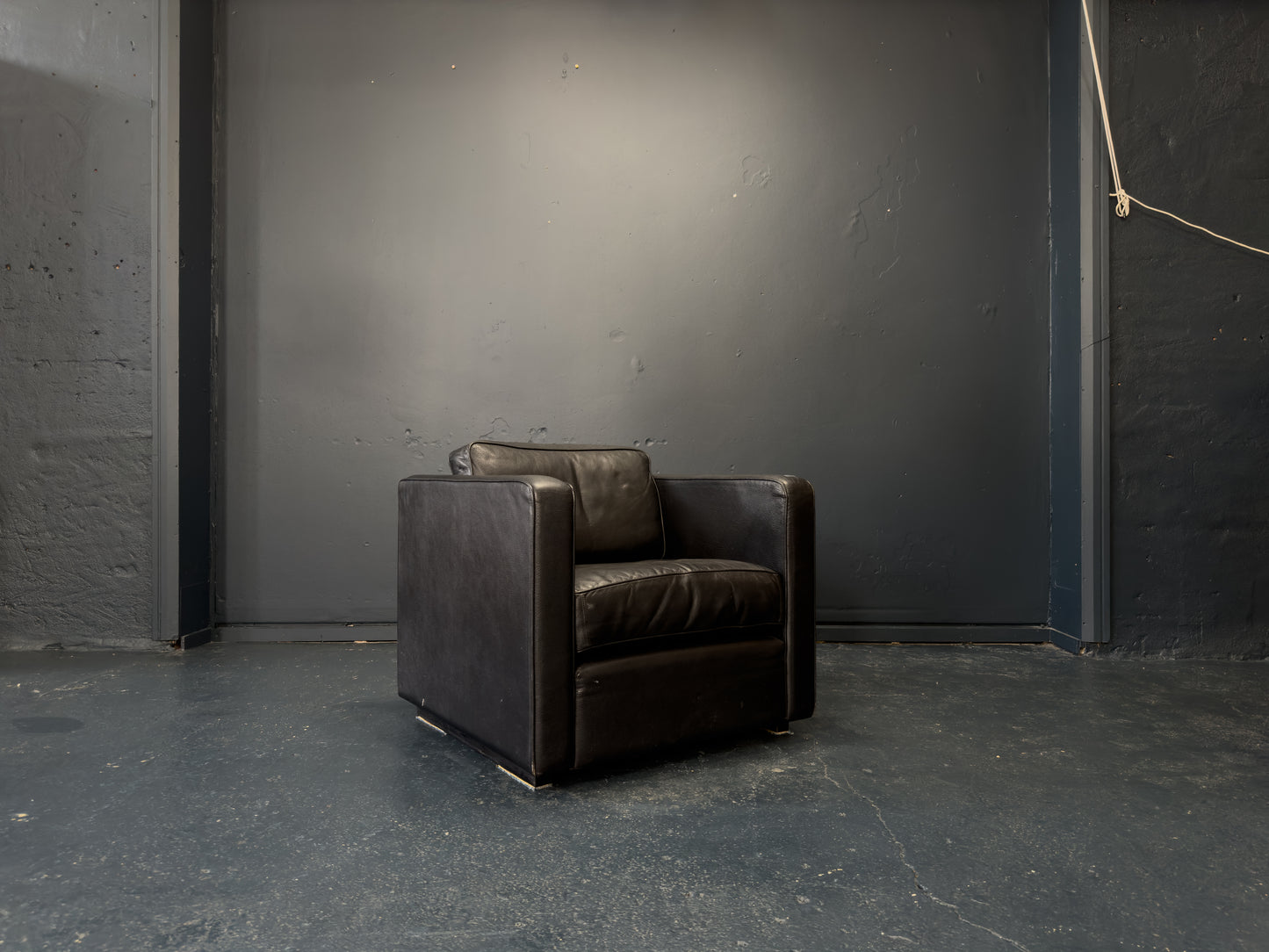 Black Leather Armchair