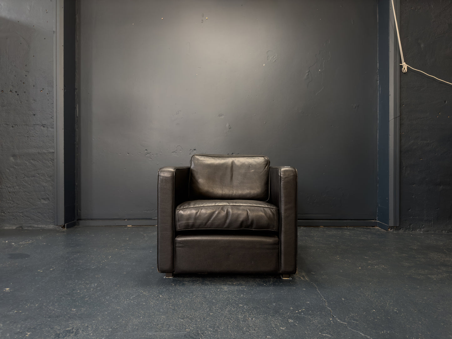 Black Leather Armchair