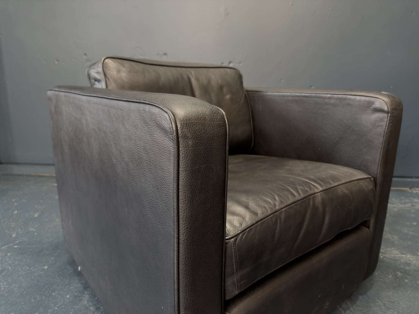 Black Leather Armchair