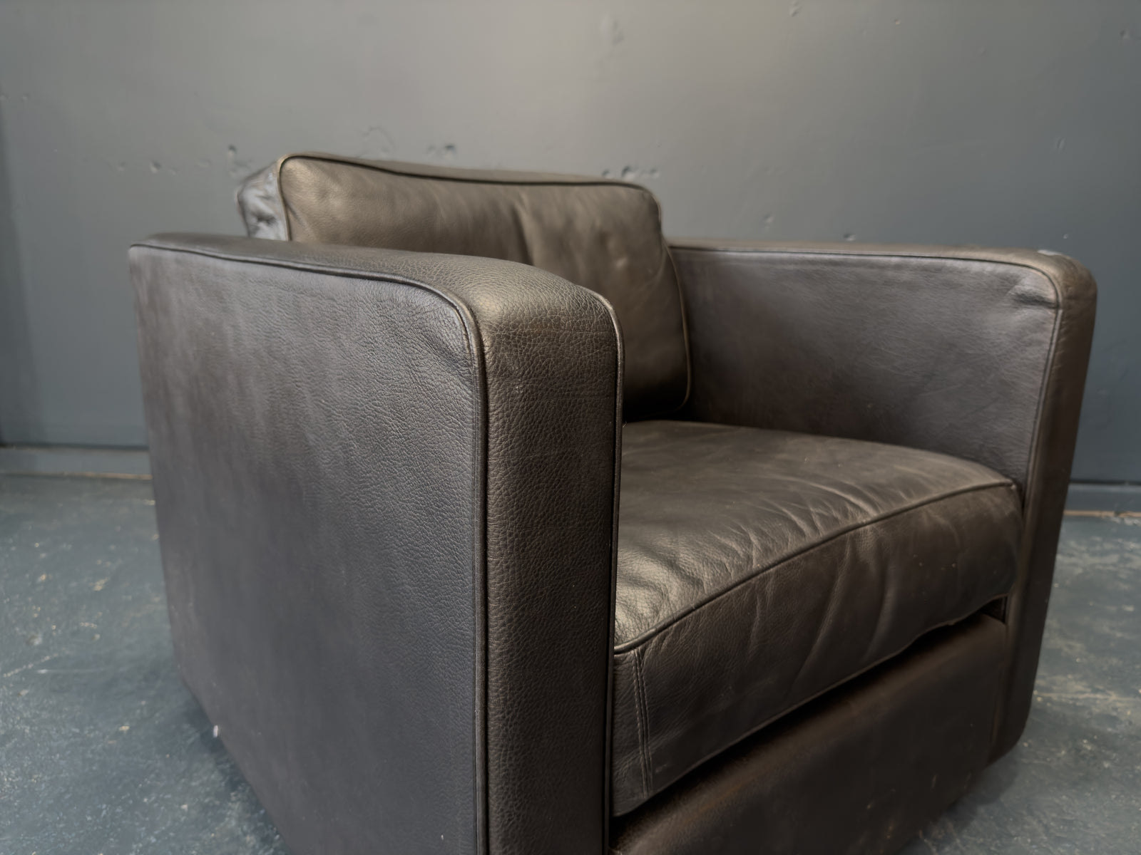 Black Leather Armchair