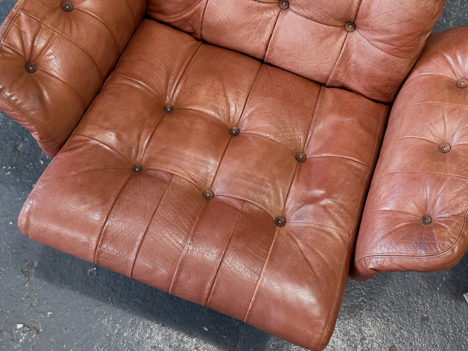 Søren Nissen and Ebbe Gehl Lounge Chair with Ottoman