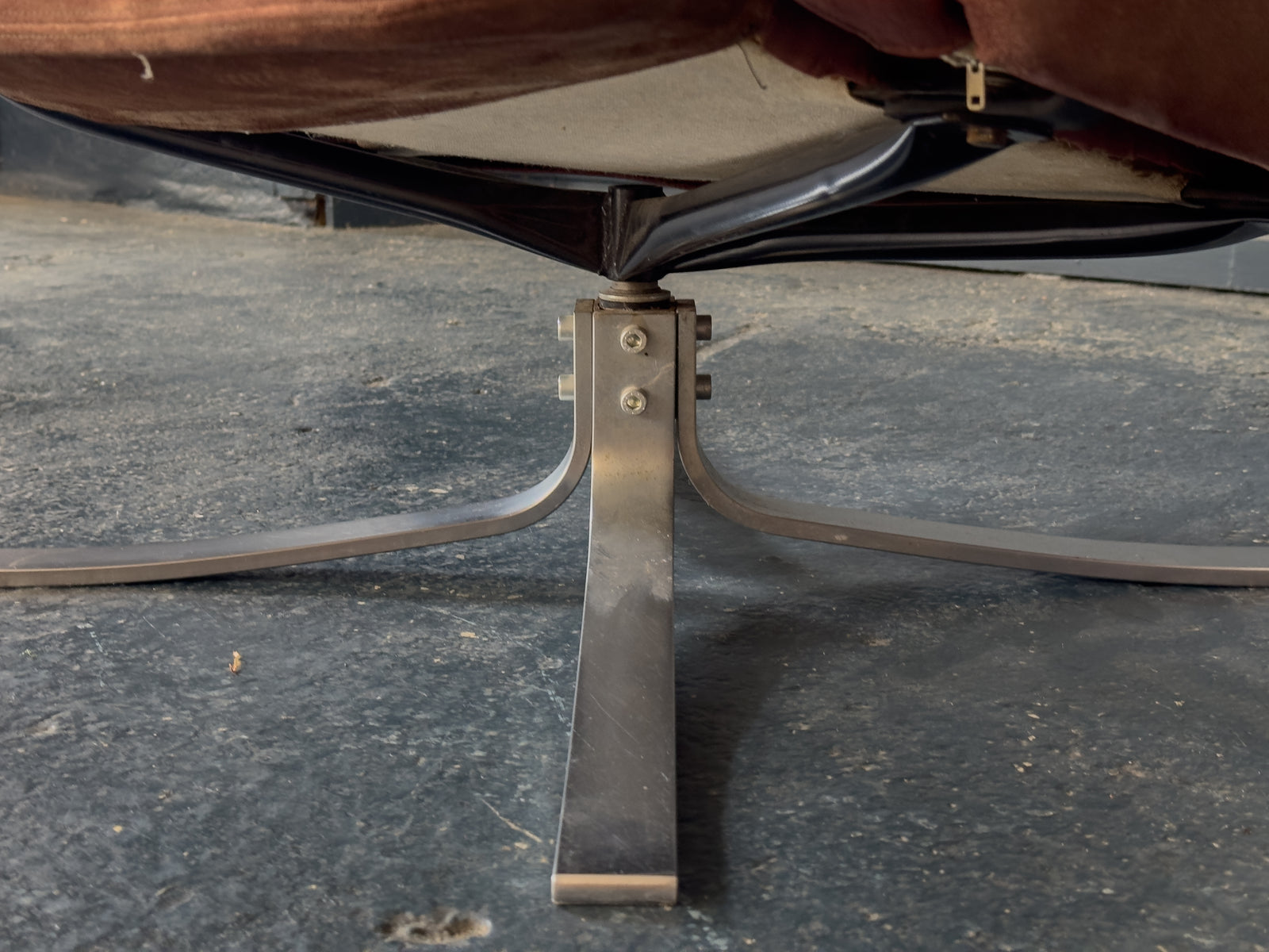 Søren Nissen and Ebbe Gehl Lounge Chair with Ottoman