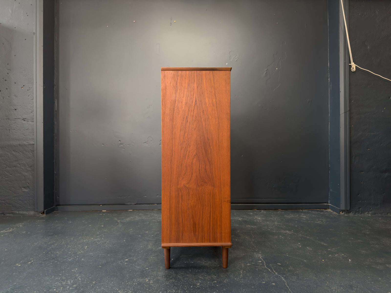 Tall Teak Chest of Drawers