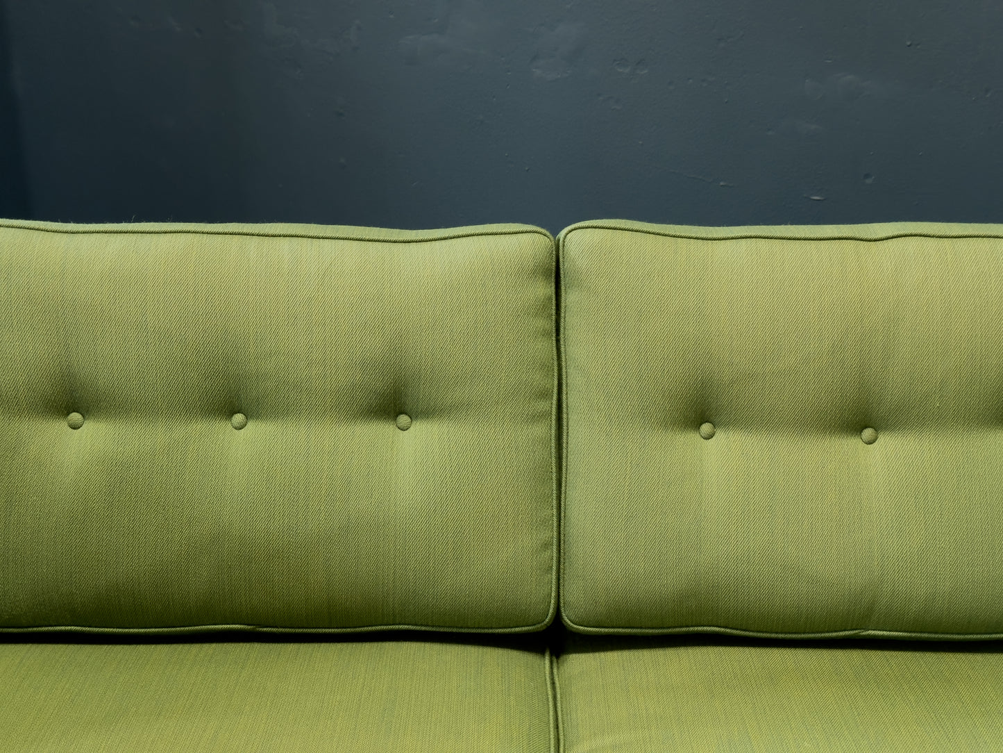 Green Upholstered Two Seater Sofa