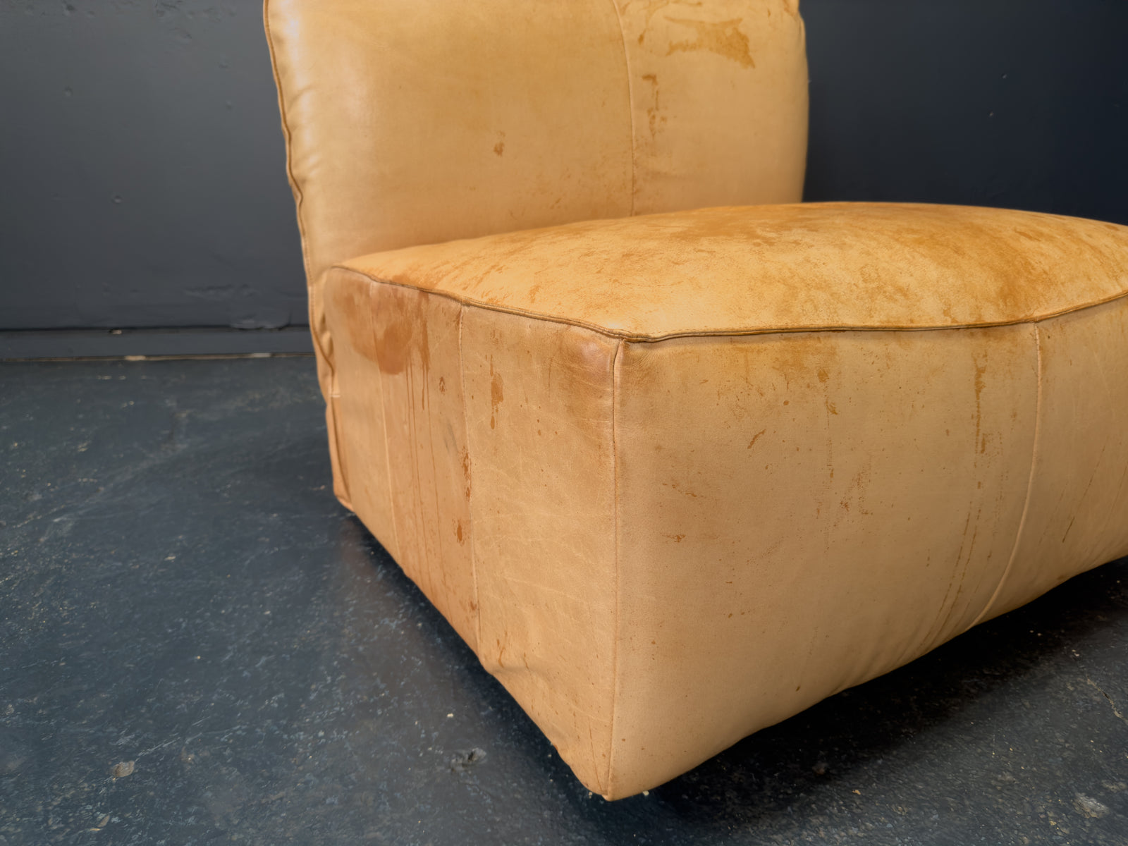 Leather Cushion Chair
