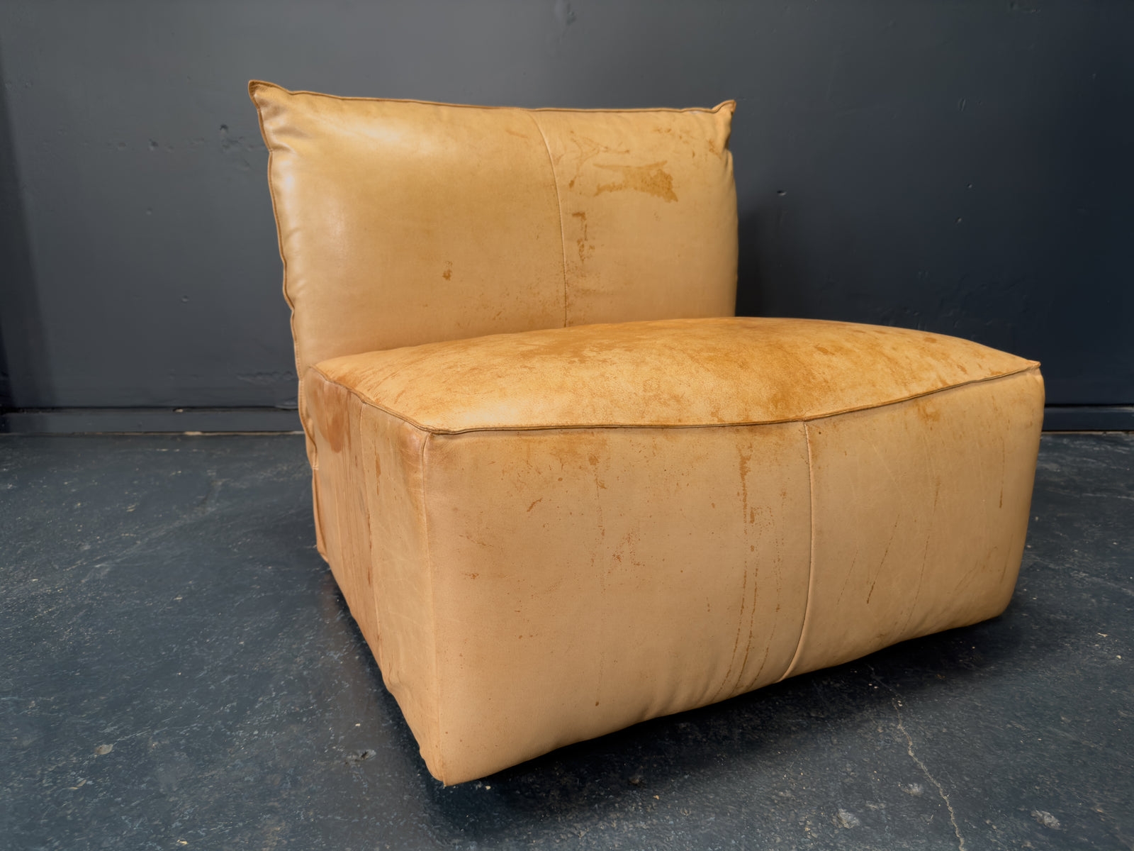 Leather Cushion Chair