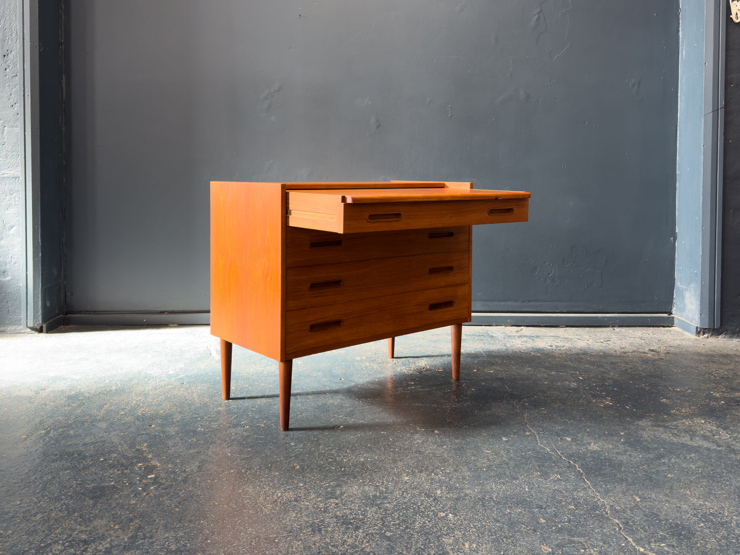 Teak Chet of Drawers with Vanity