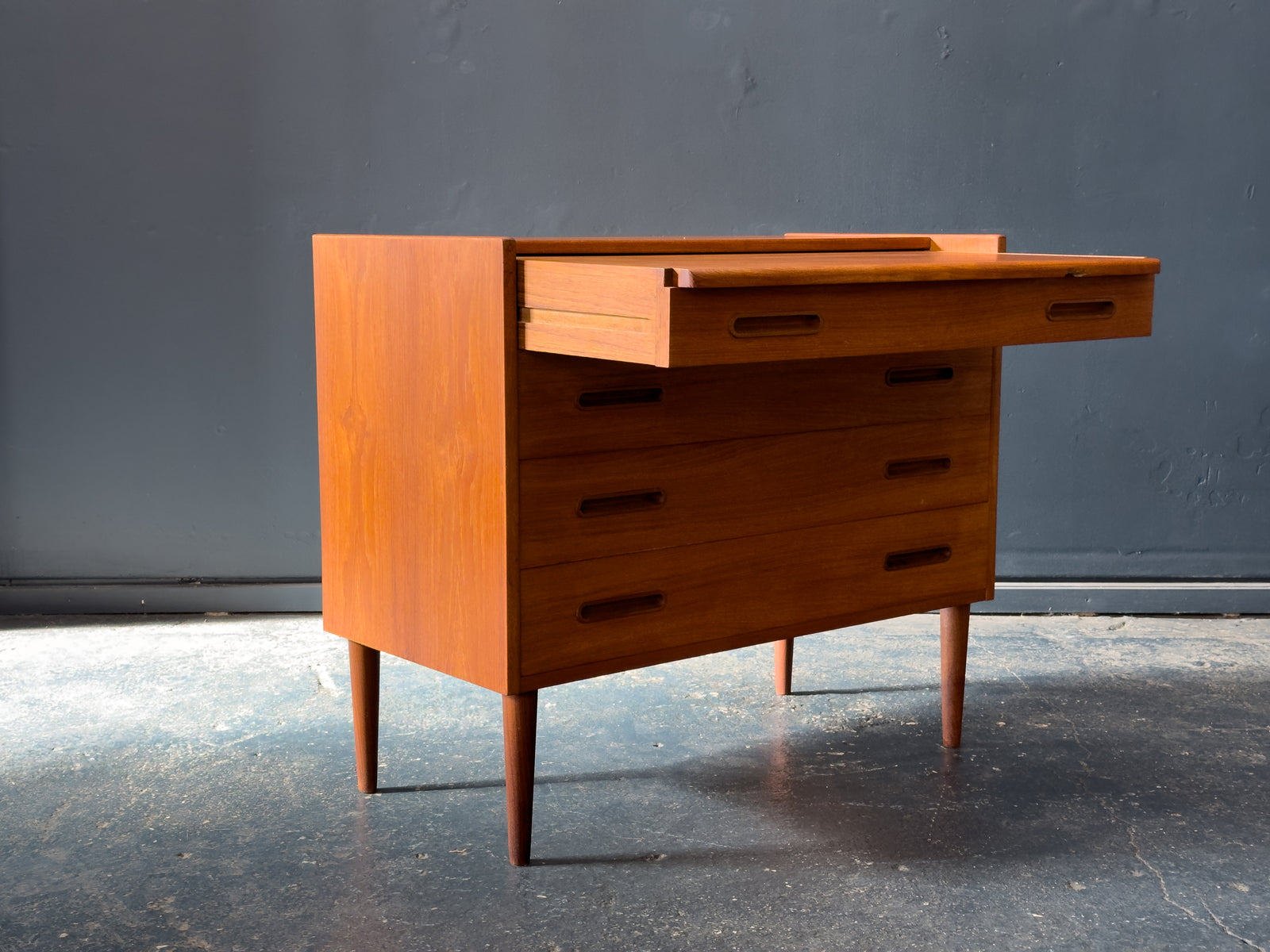 Teak Chet of Drawers with Vanity