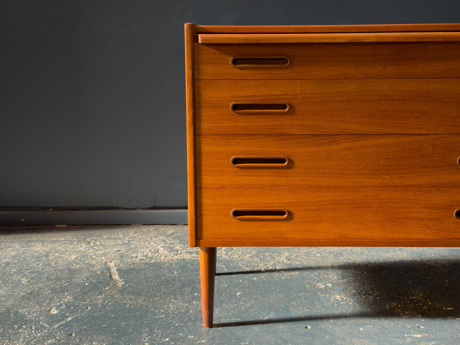 Teak Chet of Drawers with Vanity