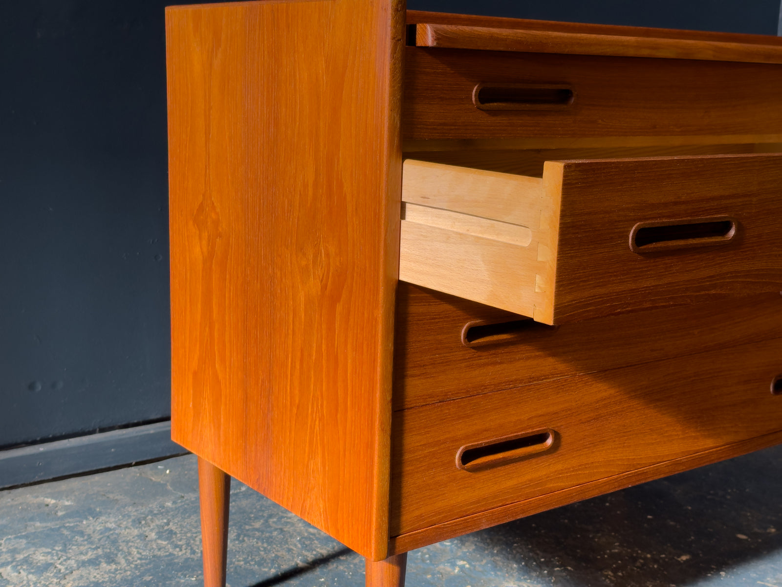 Teak Chet of Drawers with Vanity