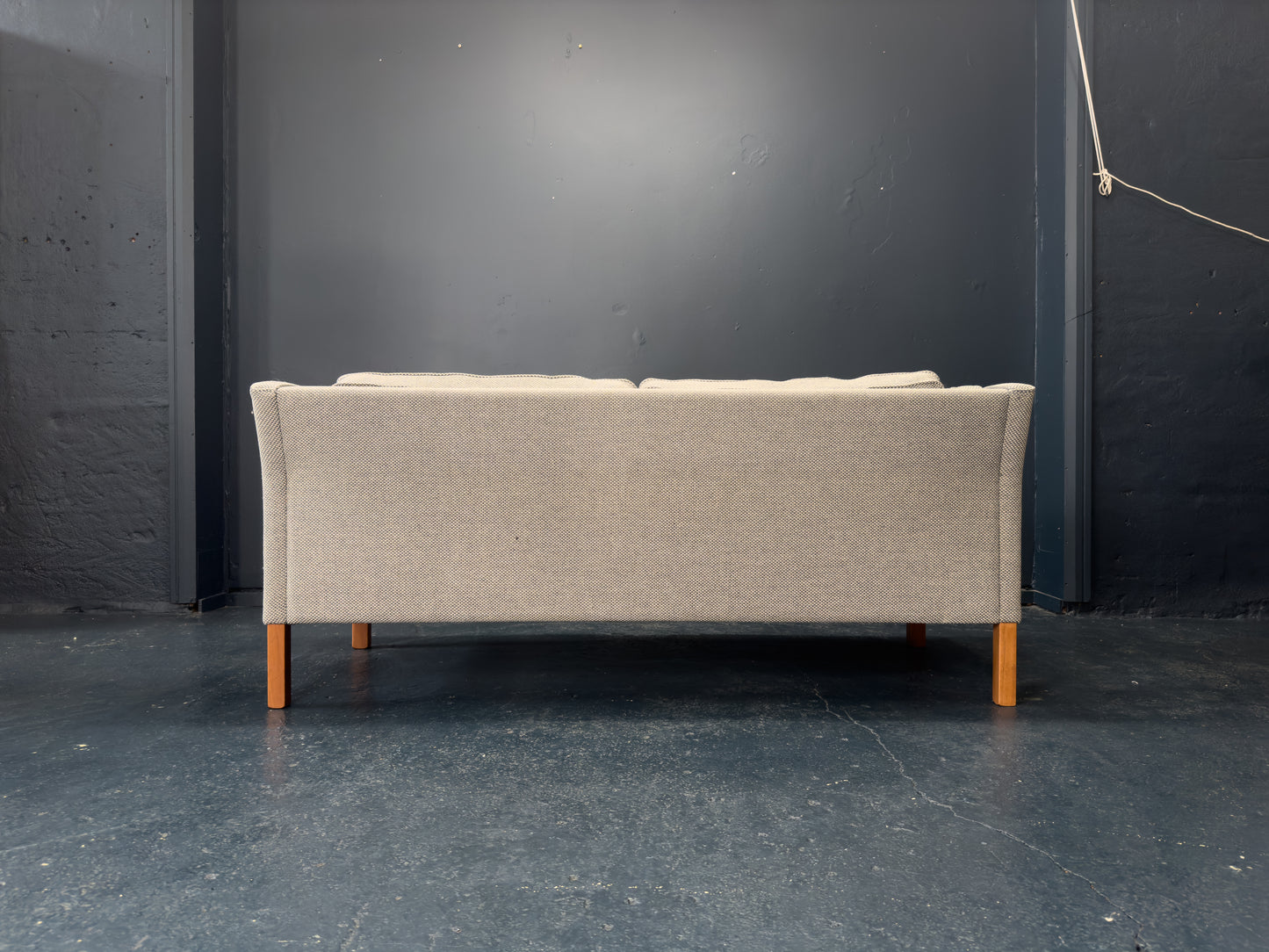 Grey Boucle Sofa