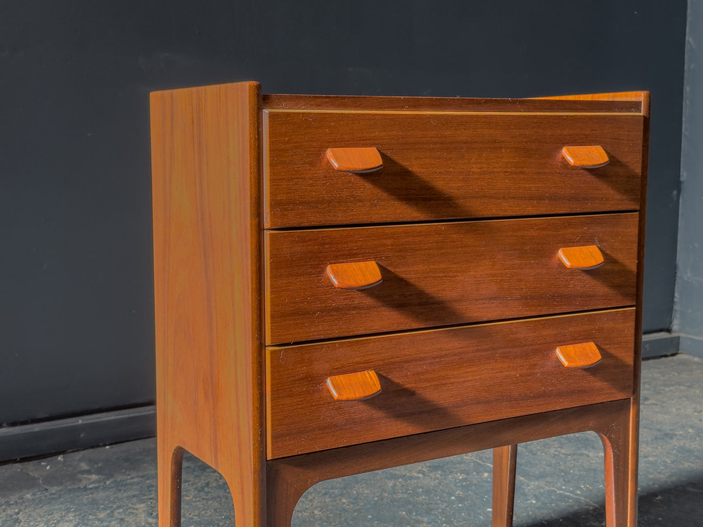 Poul M.Volther Small Teak Chest of Drawers