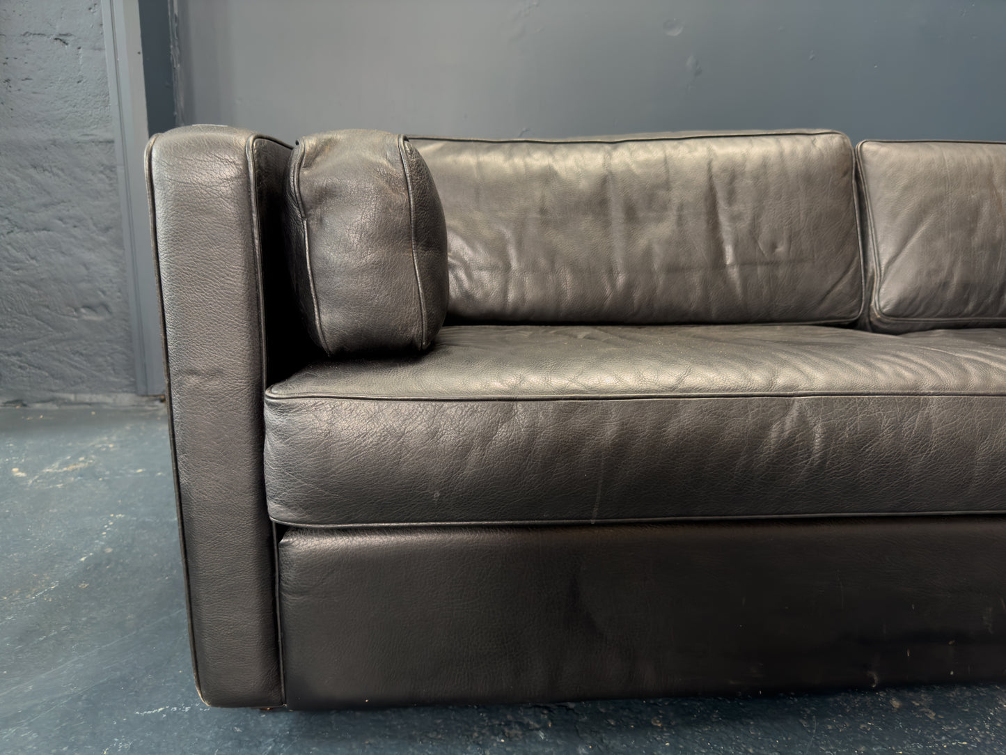 Black Leather Sofa