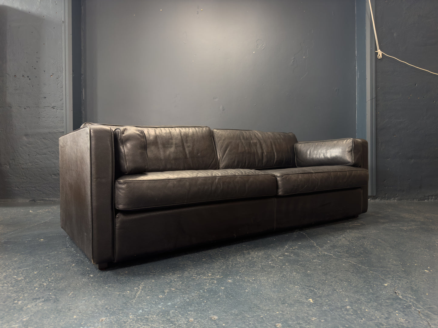 Black Leather Sofa