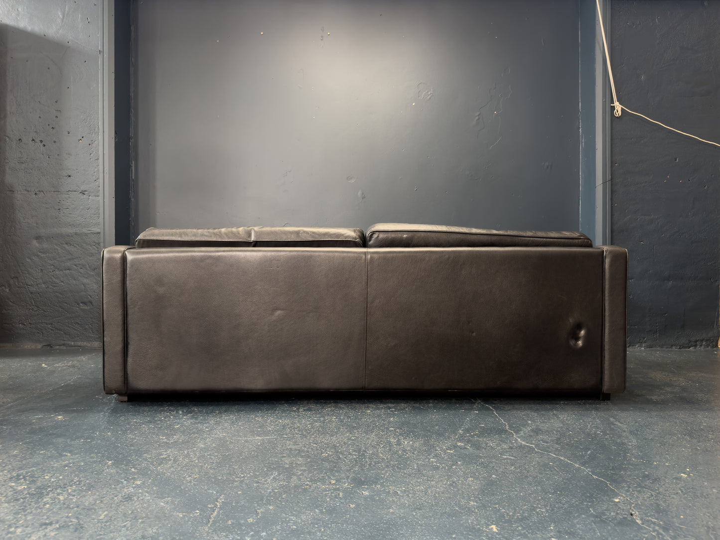 Black Leather Sofa