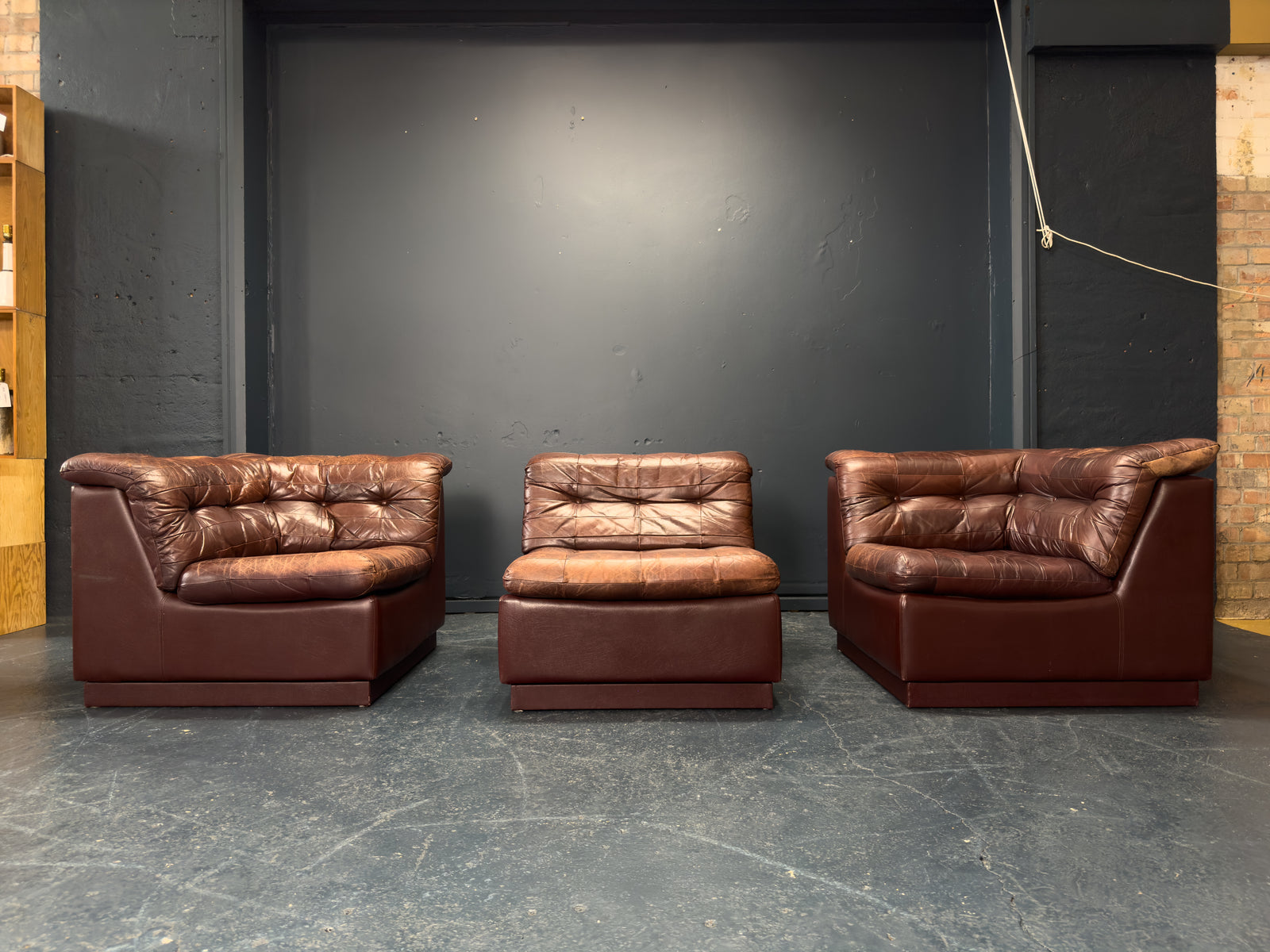 Laauser Modular Leather Sofa