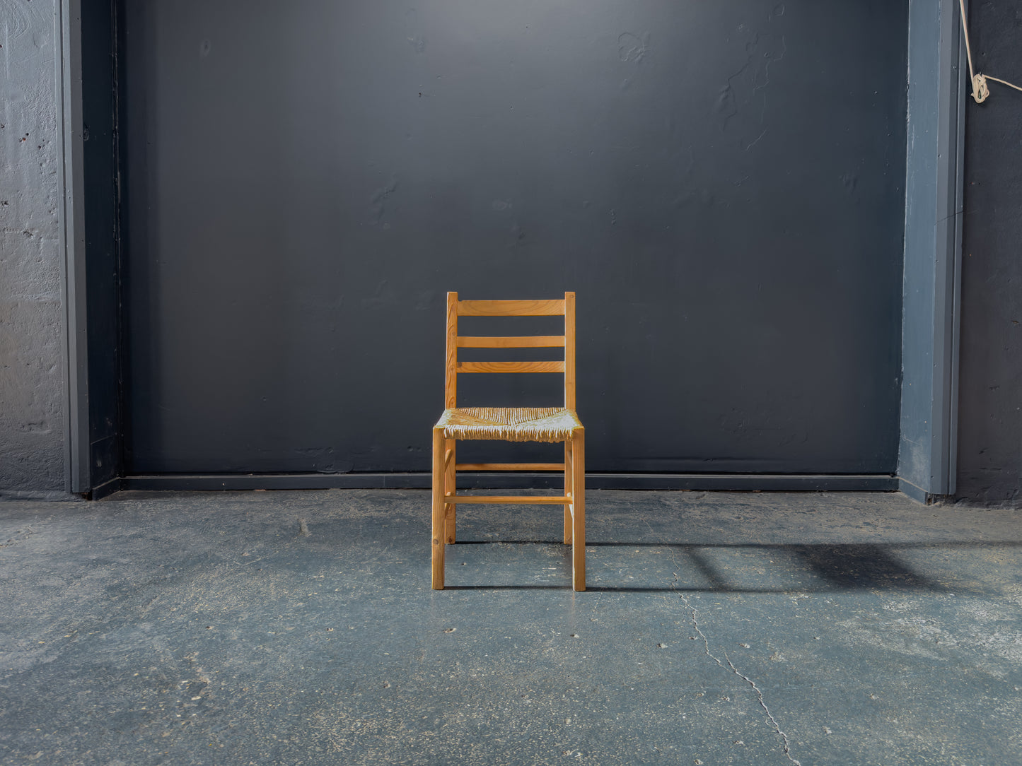 Pine and Seagrass Chair