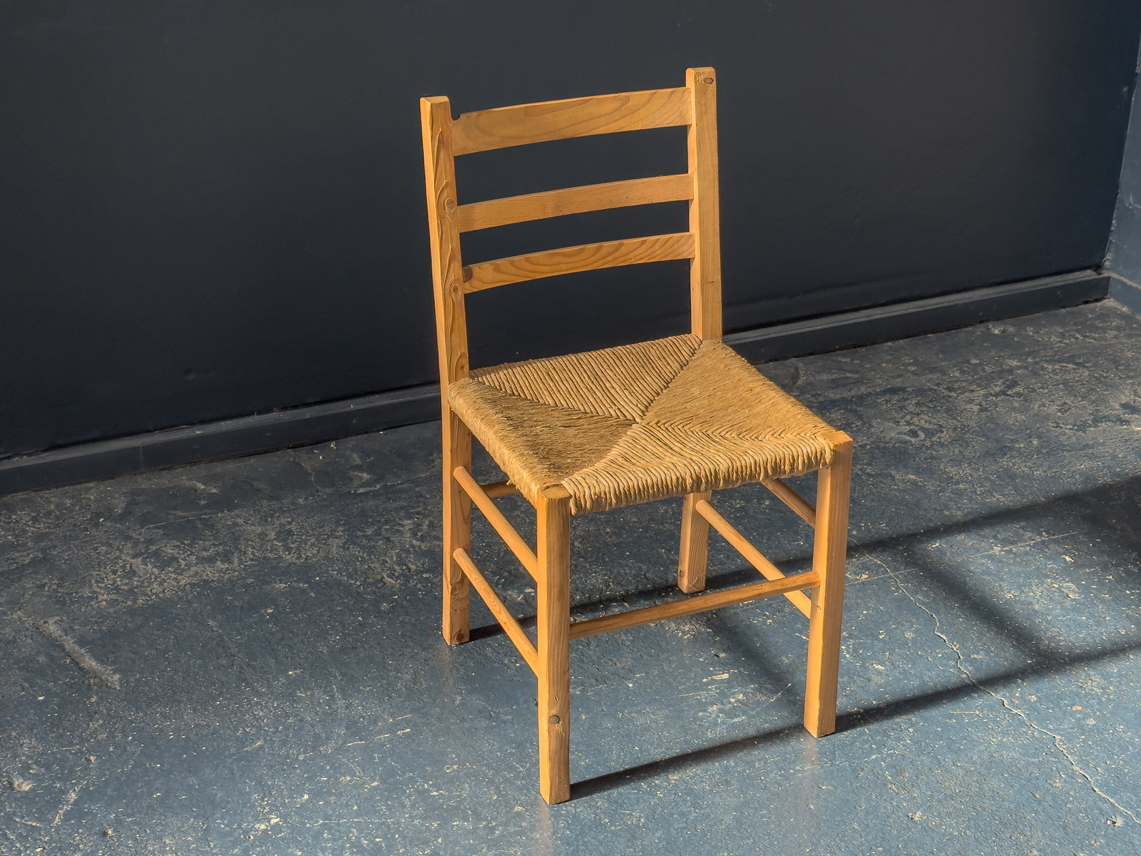 Pine and Seagrass Chair