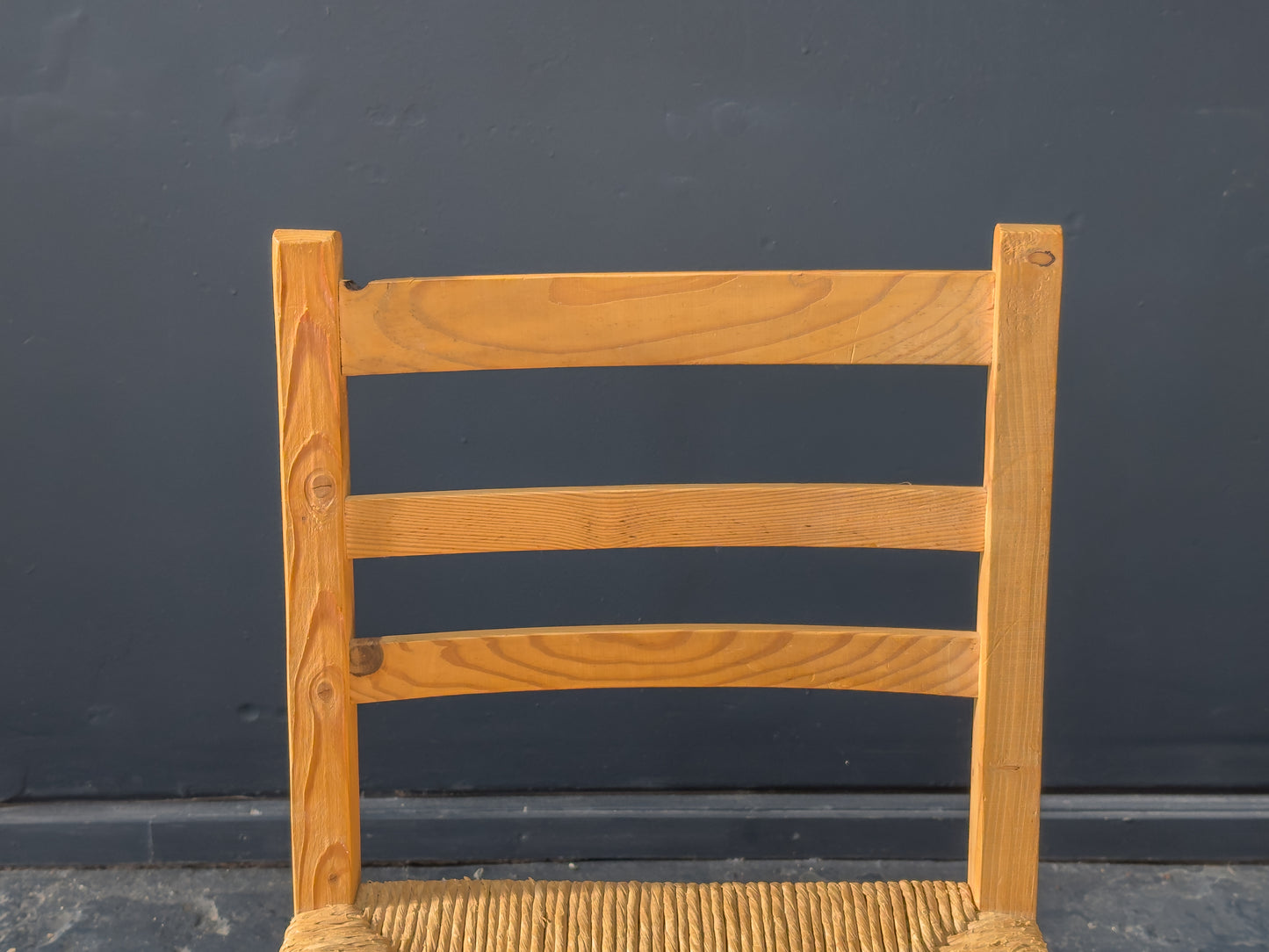 Pine and Seagrass Chair