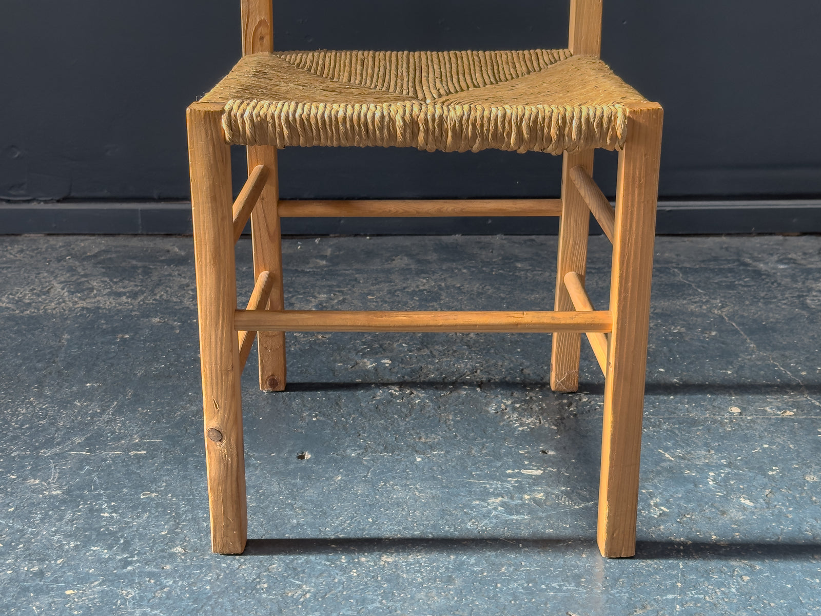 Pine and Seagrass Chair