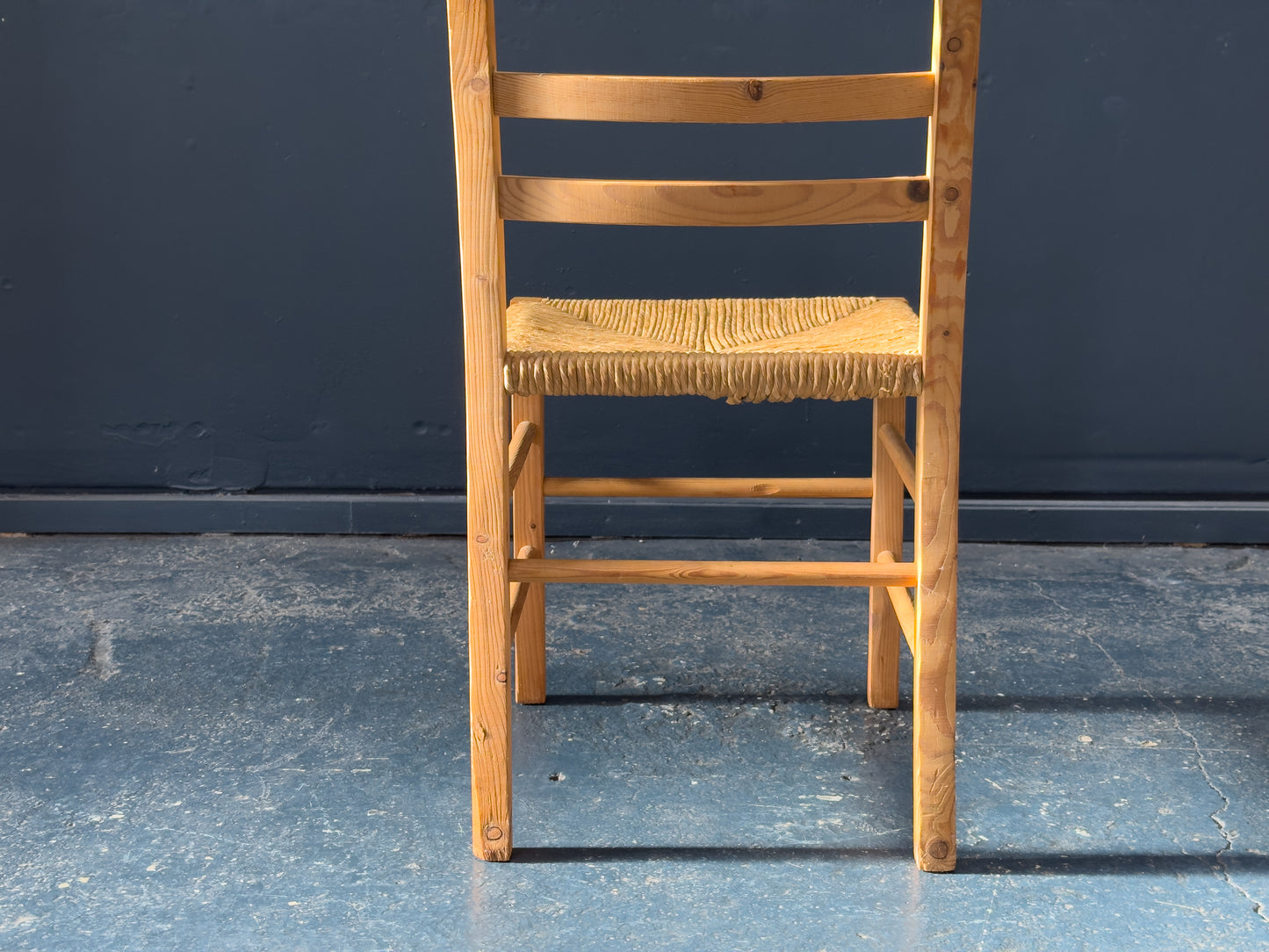 Pine and Seagrass Chair
