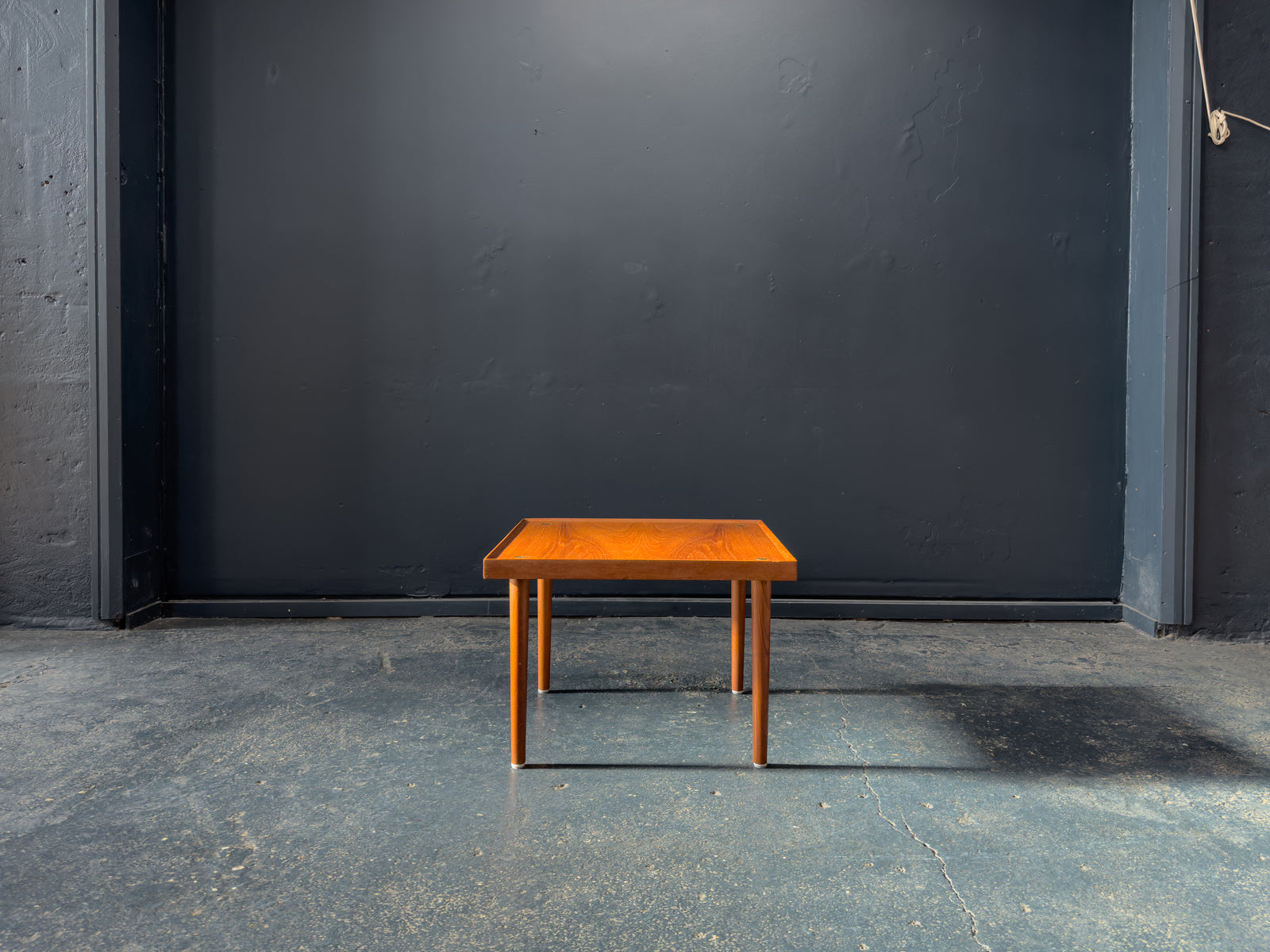Teak Coffee Table with Brass Detail