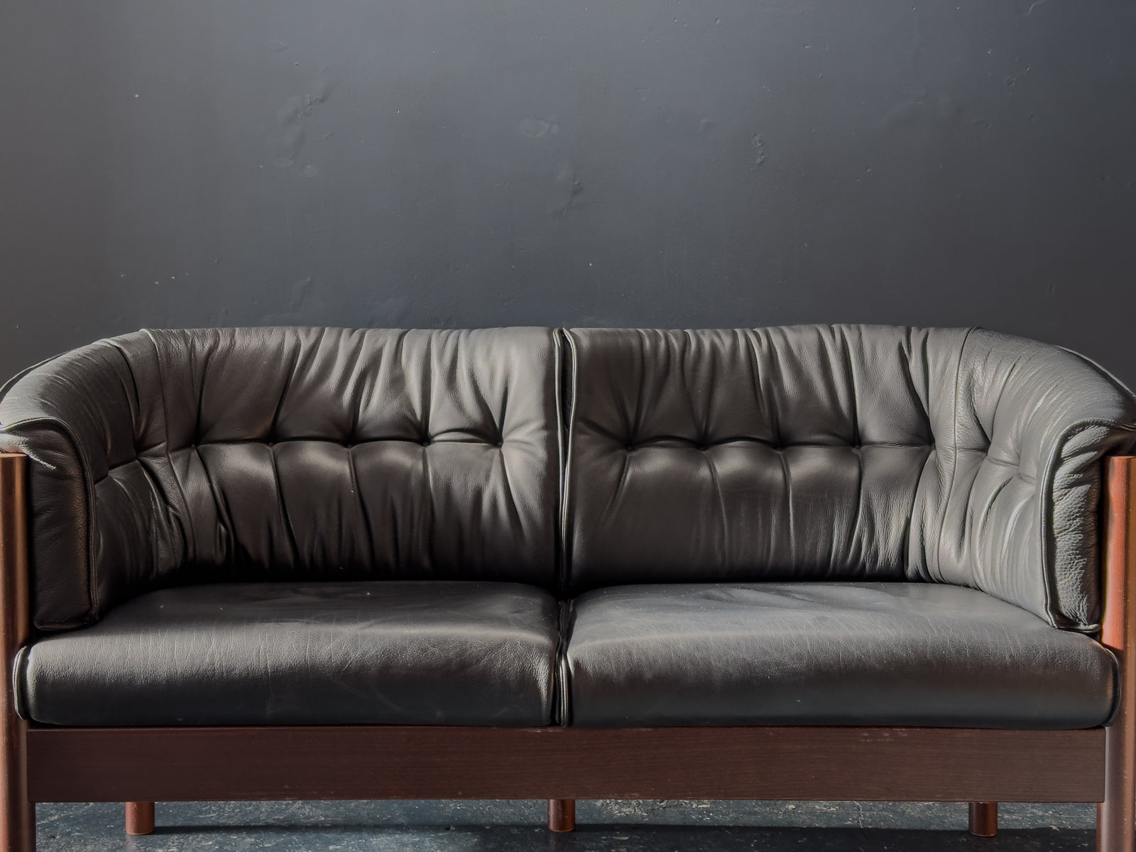 Nielaus Møbler Leather Two Seater Sofa