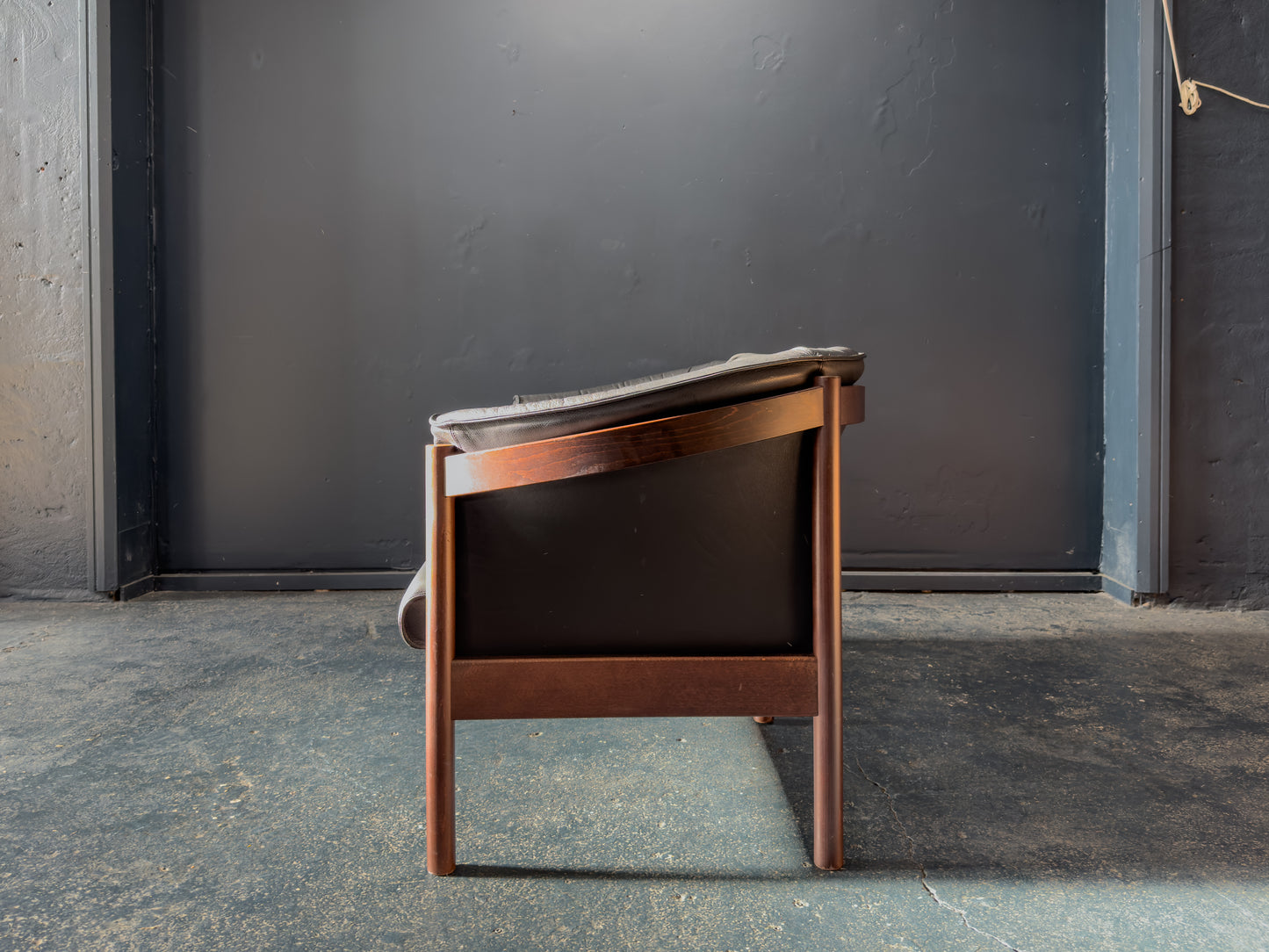 Nielaus Møbler Leather Two Seater Sofa