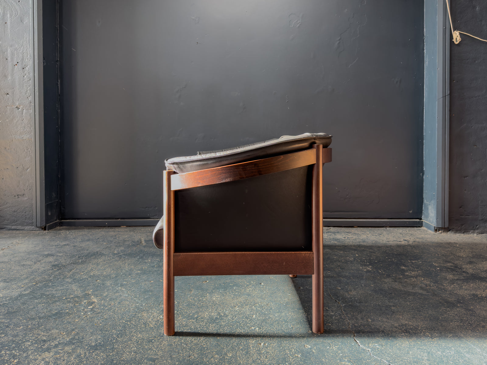 Nielaus Møbler Leather Two Seater Sofa