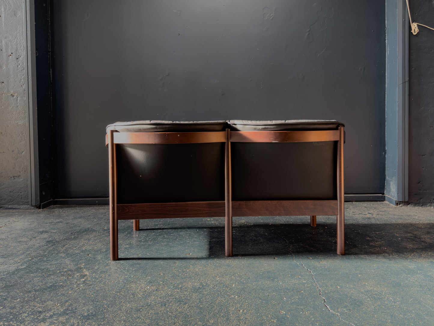 Nielaus Møbler Leather Two Seater Sofa