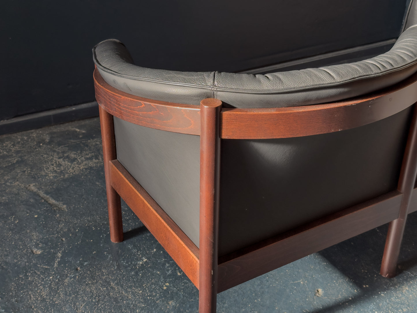 Nielaus Møbler Leather Two Seater Sofa