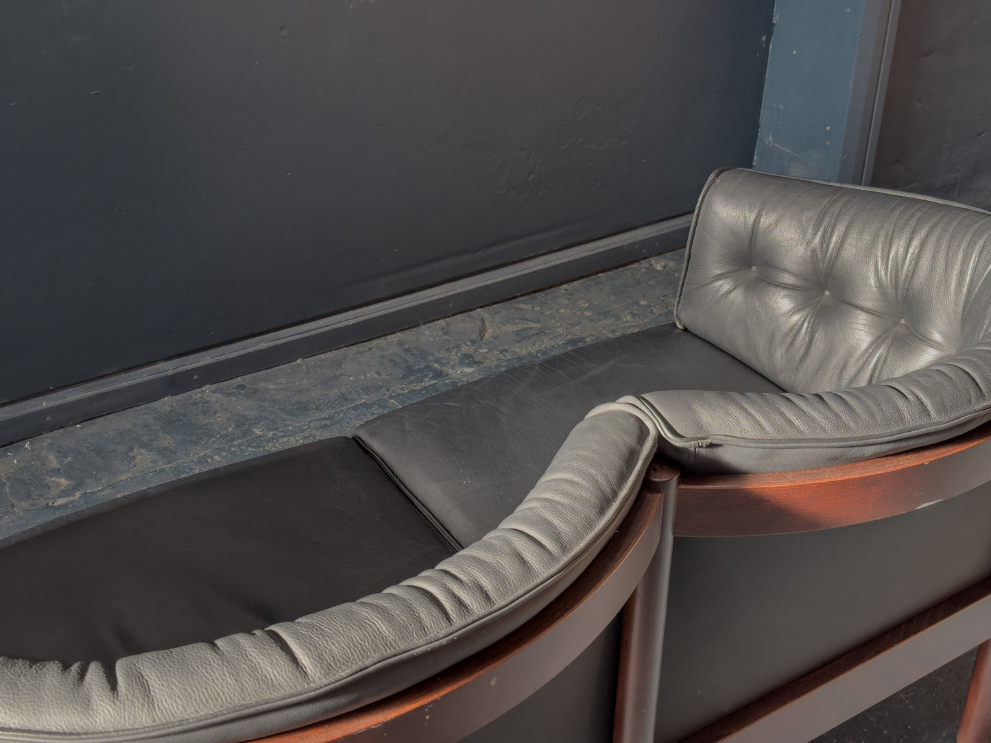 Nielaus Møbler Leather Two Seater Sofa