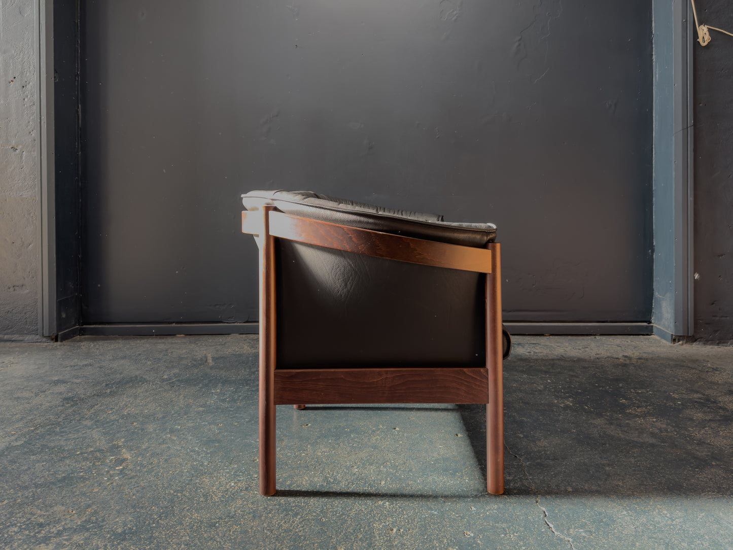 Nielaus Møbler Leather Two Seater Sofa