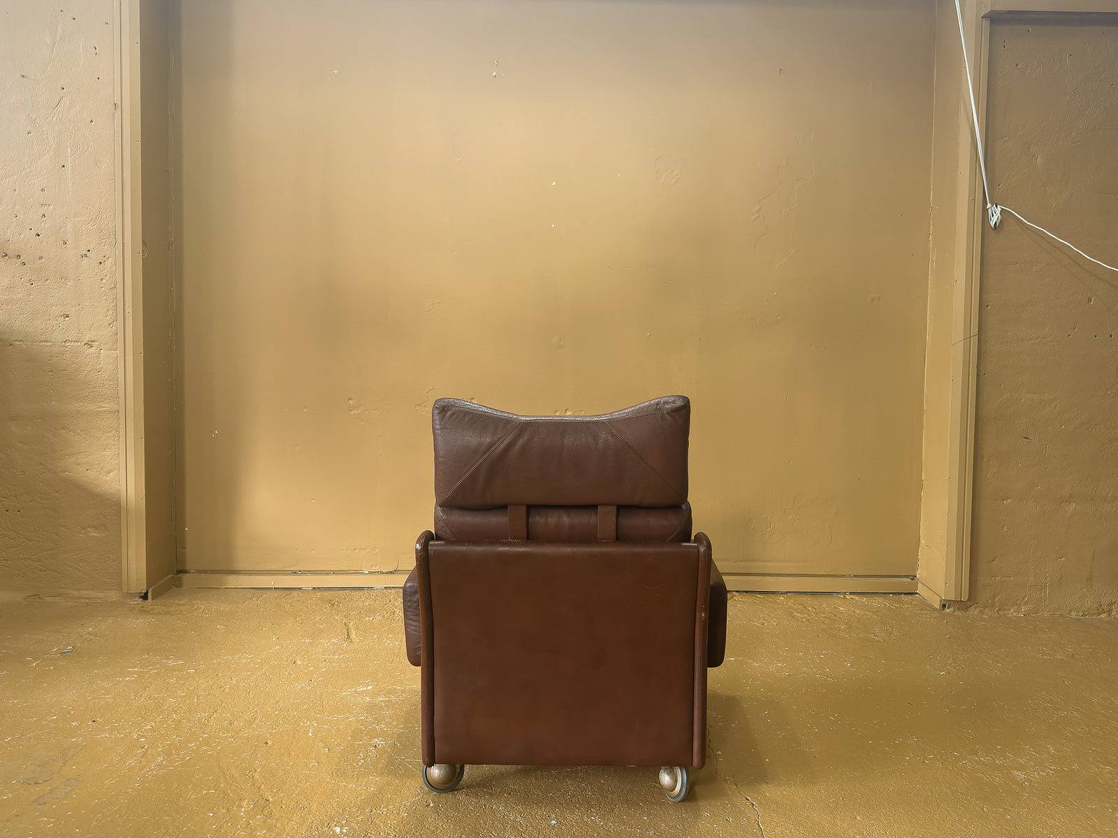 High-back Leather Armchair