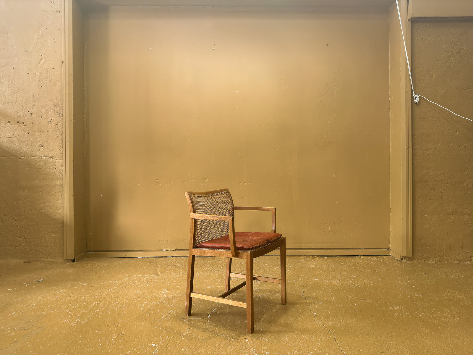 Armchair with Caned Back