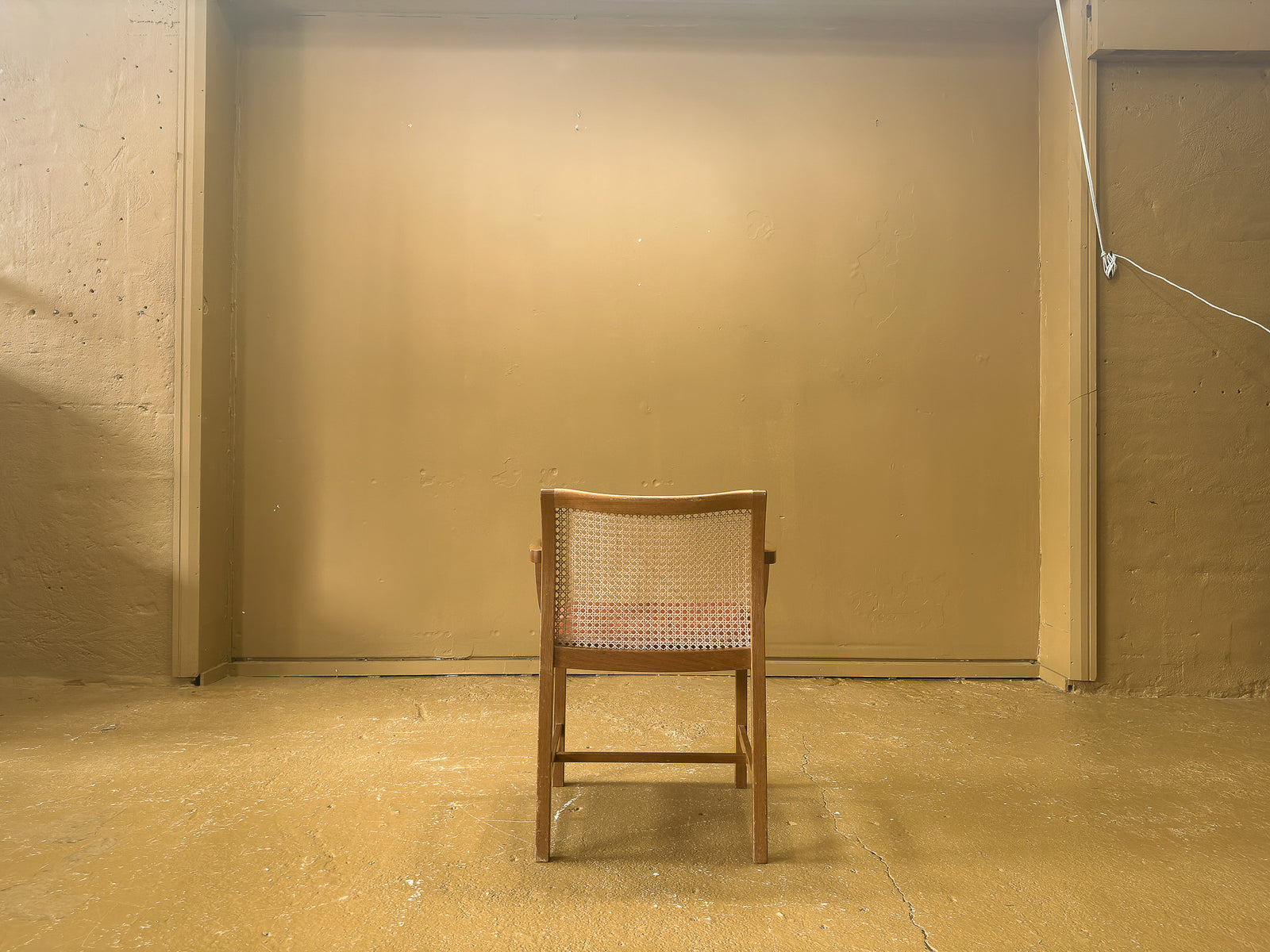 Armchair with Caned Back