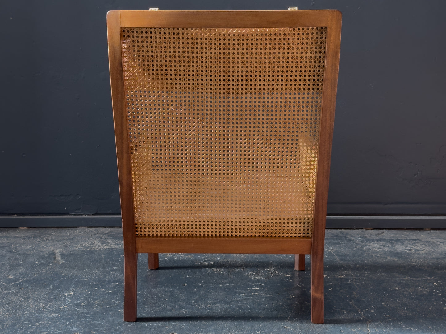 Bernt Petersen Rattan Leather Armchair